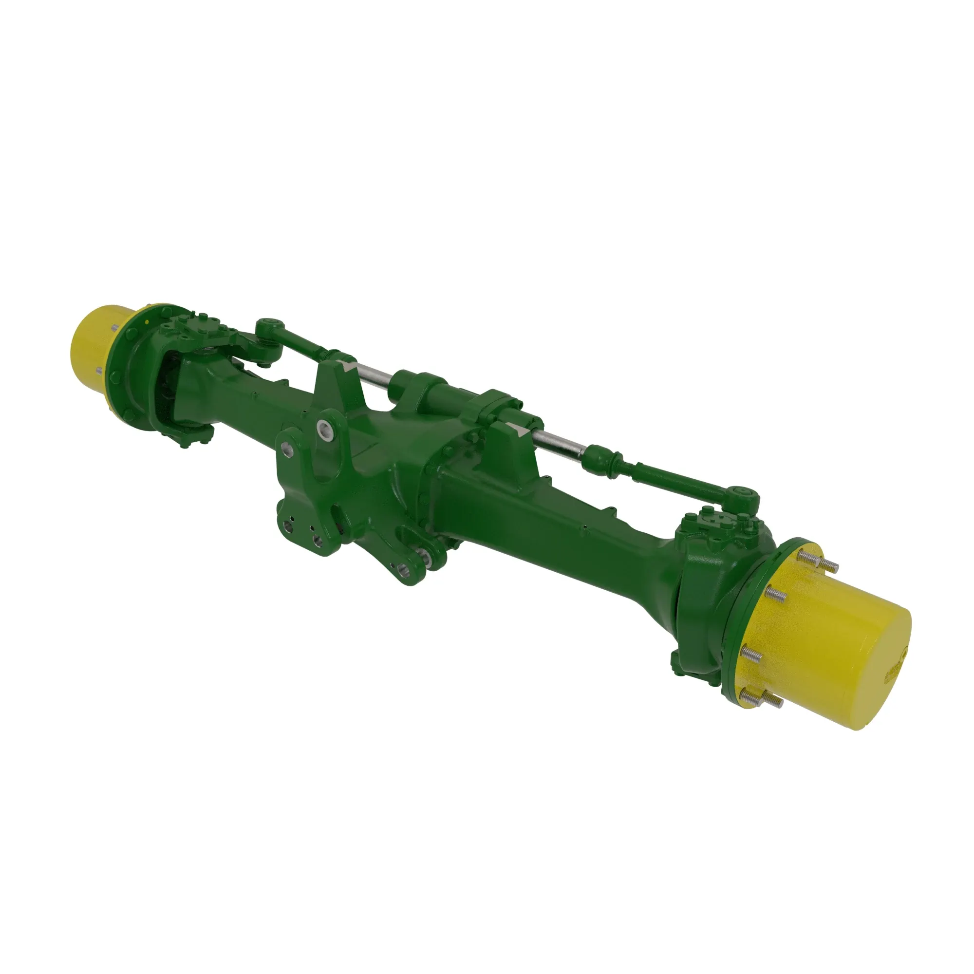 MFWD-VORDERACHSE I=15.692/TLS/BRAKE (DANA  735/10080474), DUJ-B310 standard, Brake-iT4, M18 Lenkzylinderanschluesse