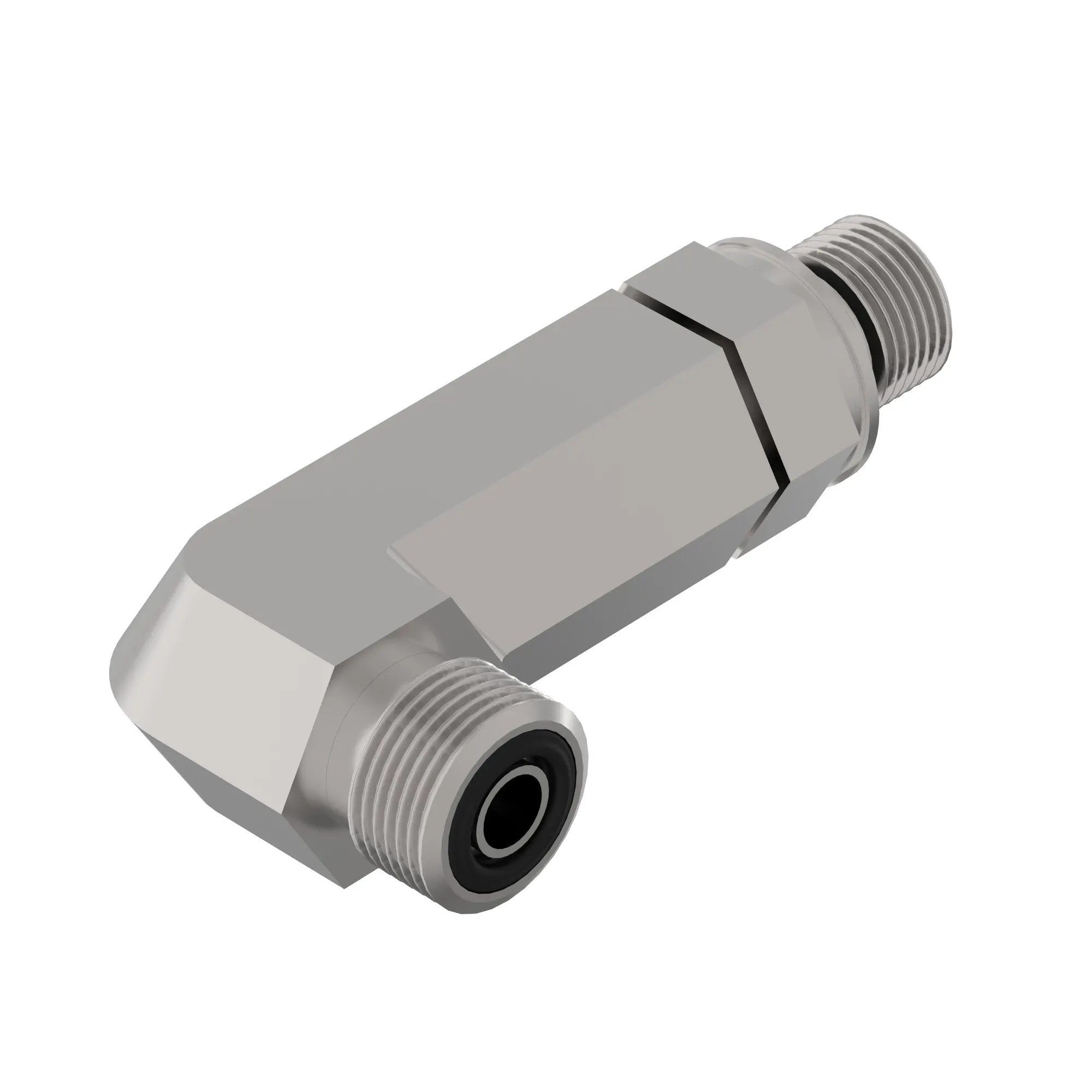 90DEG ADJ STUD ELB LONG,S-RING
