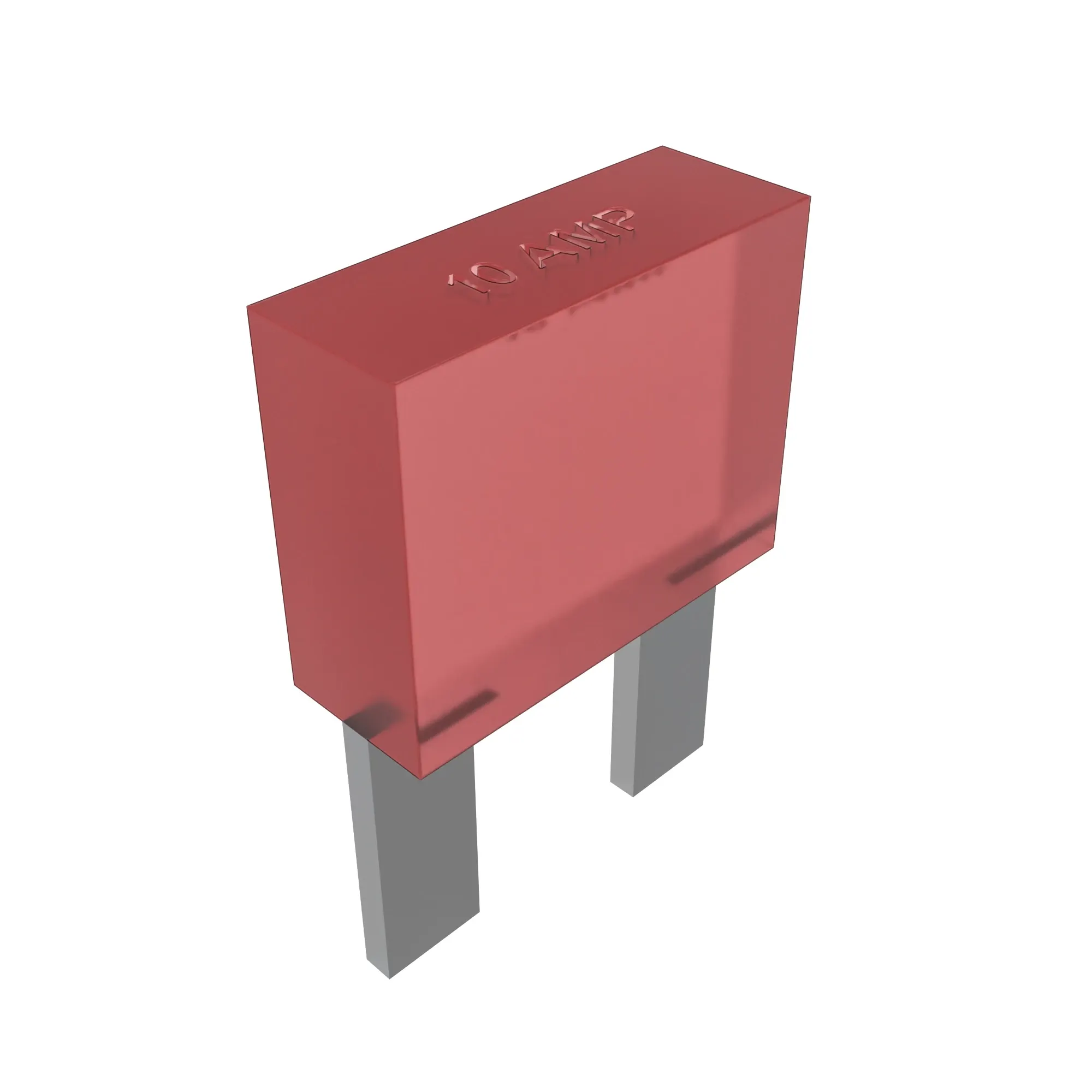 John Deere 0 Ampere, red, miniature blade -