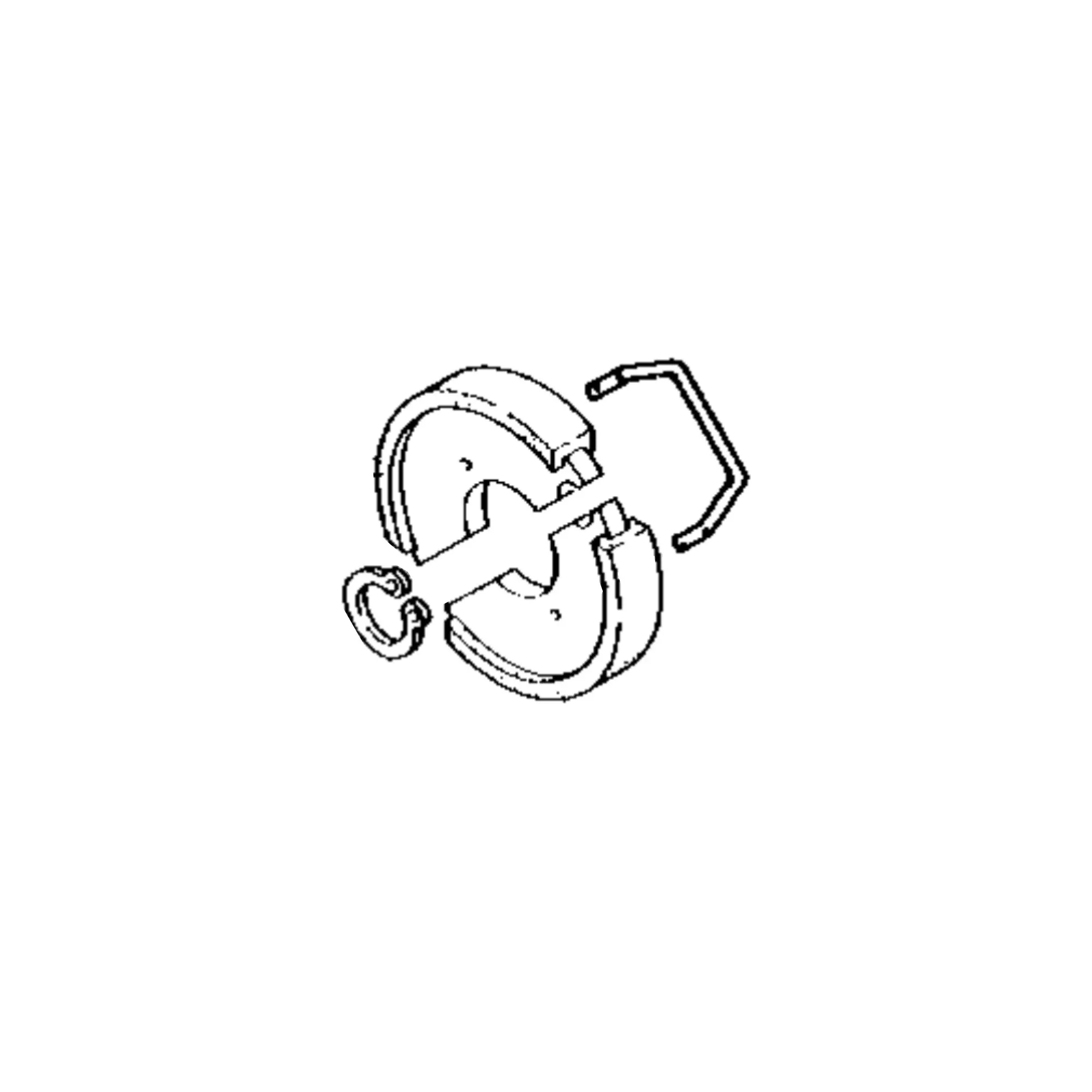 John Deere Brake Shoe Set - AM878122