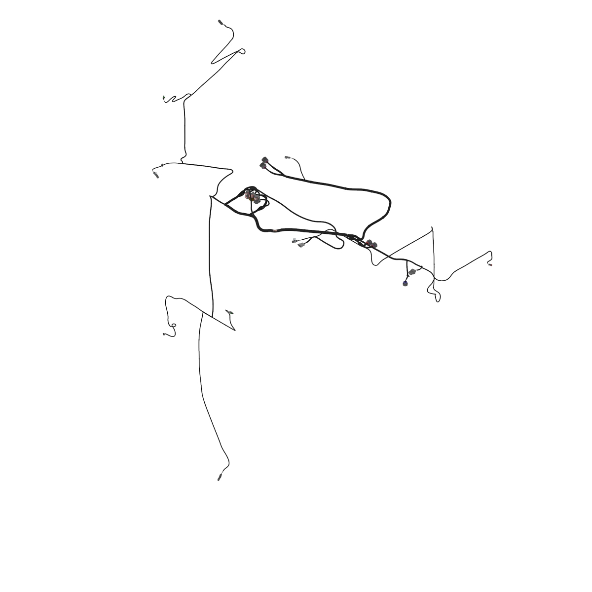 John Deere Front Chassis Wiring Harness - AKK21521