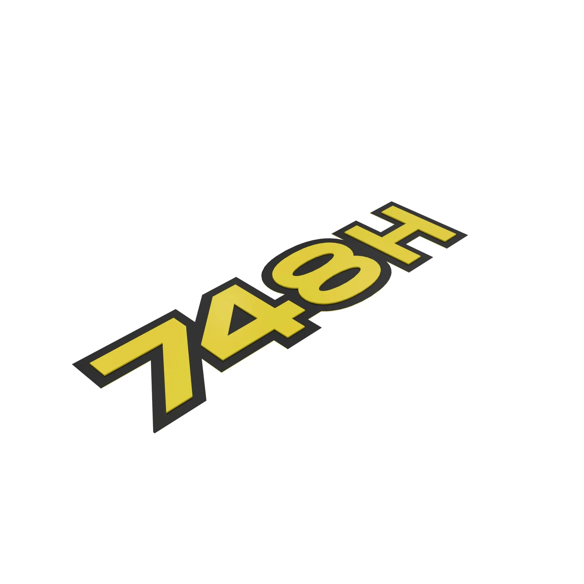 John Deere 748H Model Label - T264009
