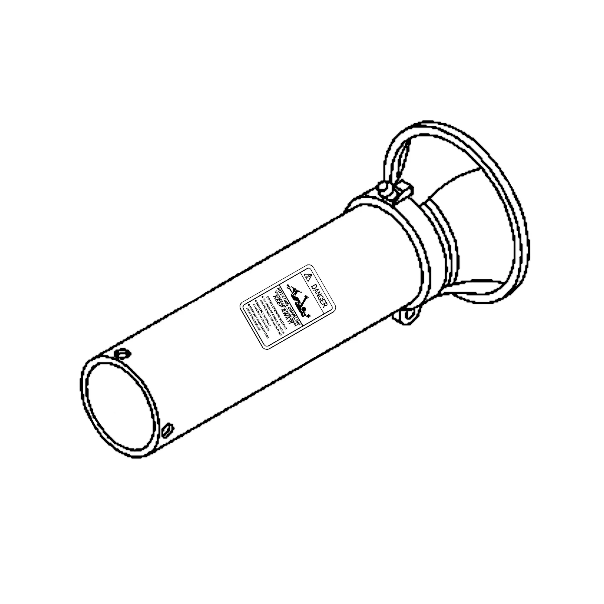 John Deere Powershaft Shield - AW34763