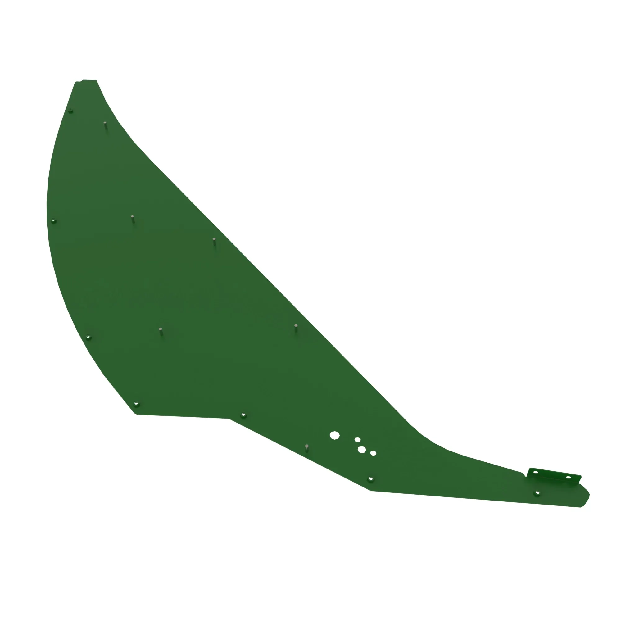 John Deere Side Panel with Spring Clip Shield - TA17895