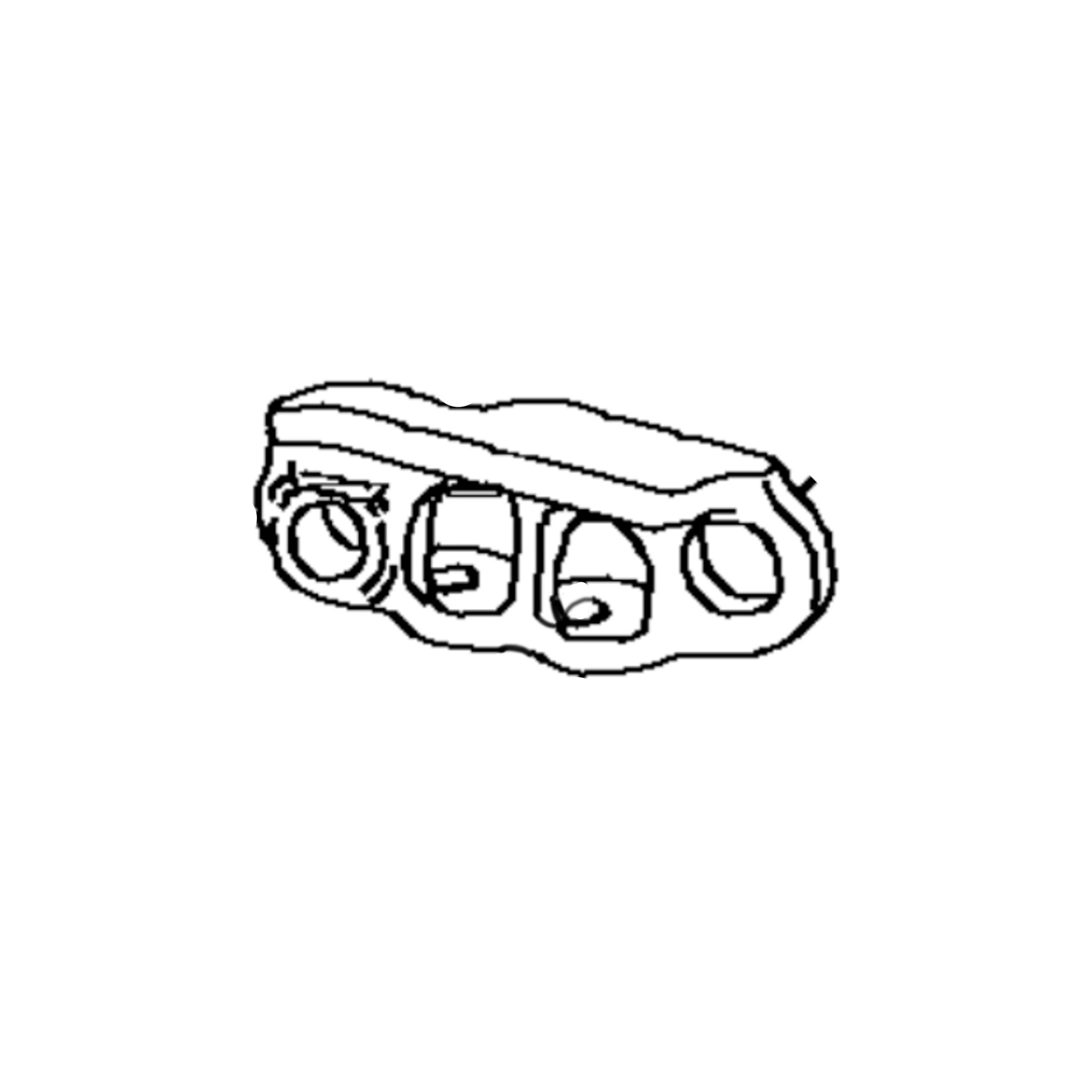 John Deere Track Link, Right Half - 843024700