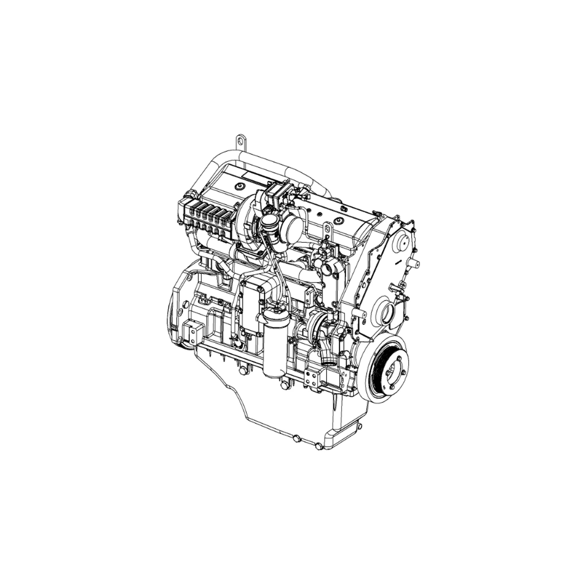 John Deere Reman REMAN Diesel Engine, 13.5 Liter, Tier 3 - SE501885