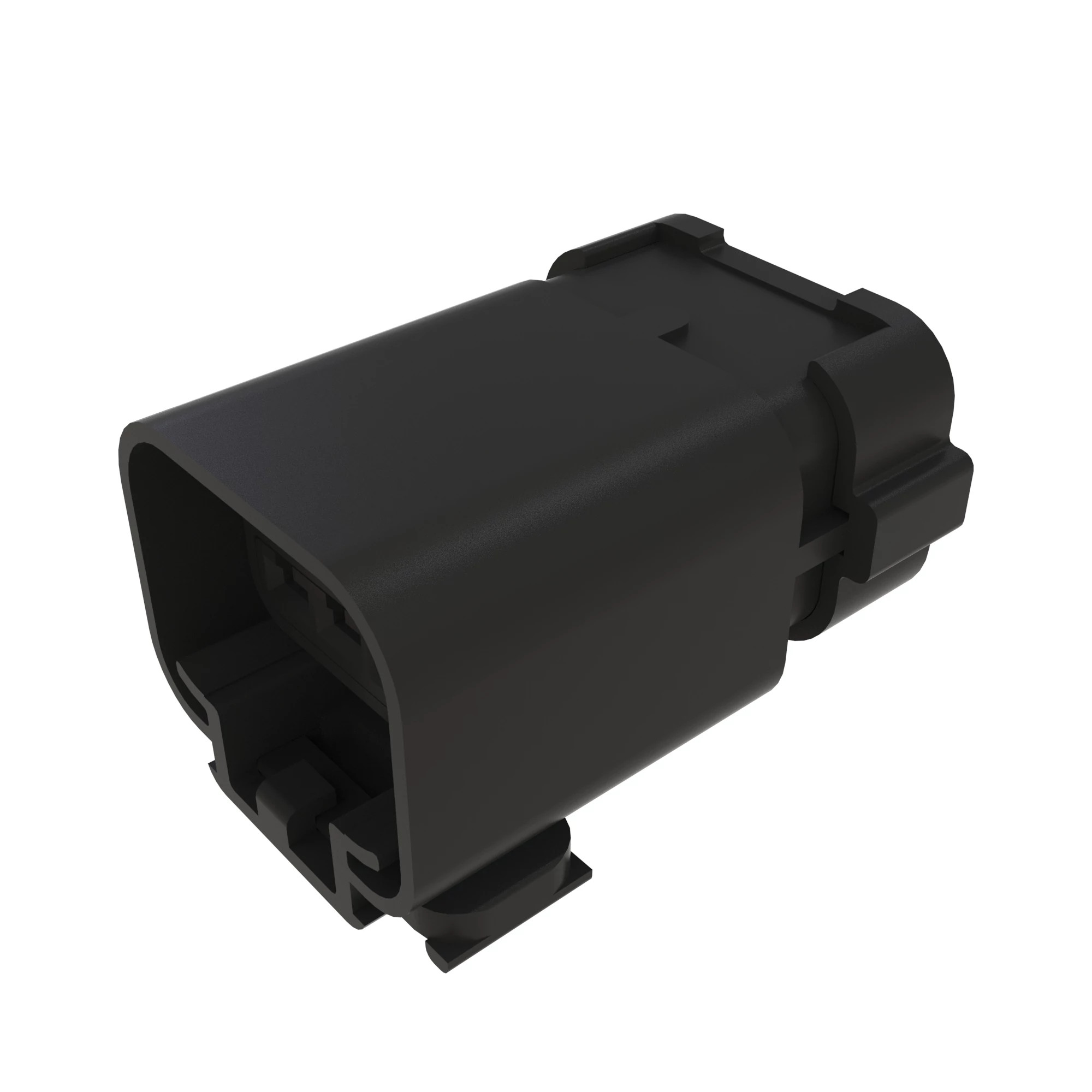 FCI APEX 2.8 6W FEM SLD BLK PLSTC