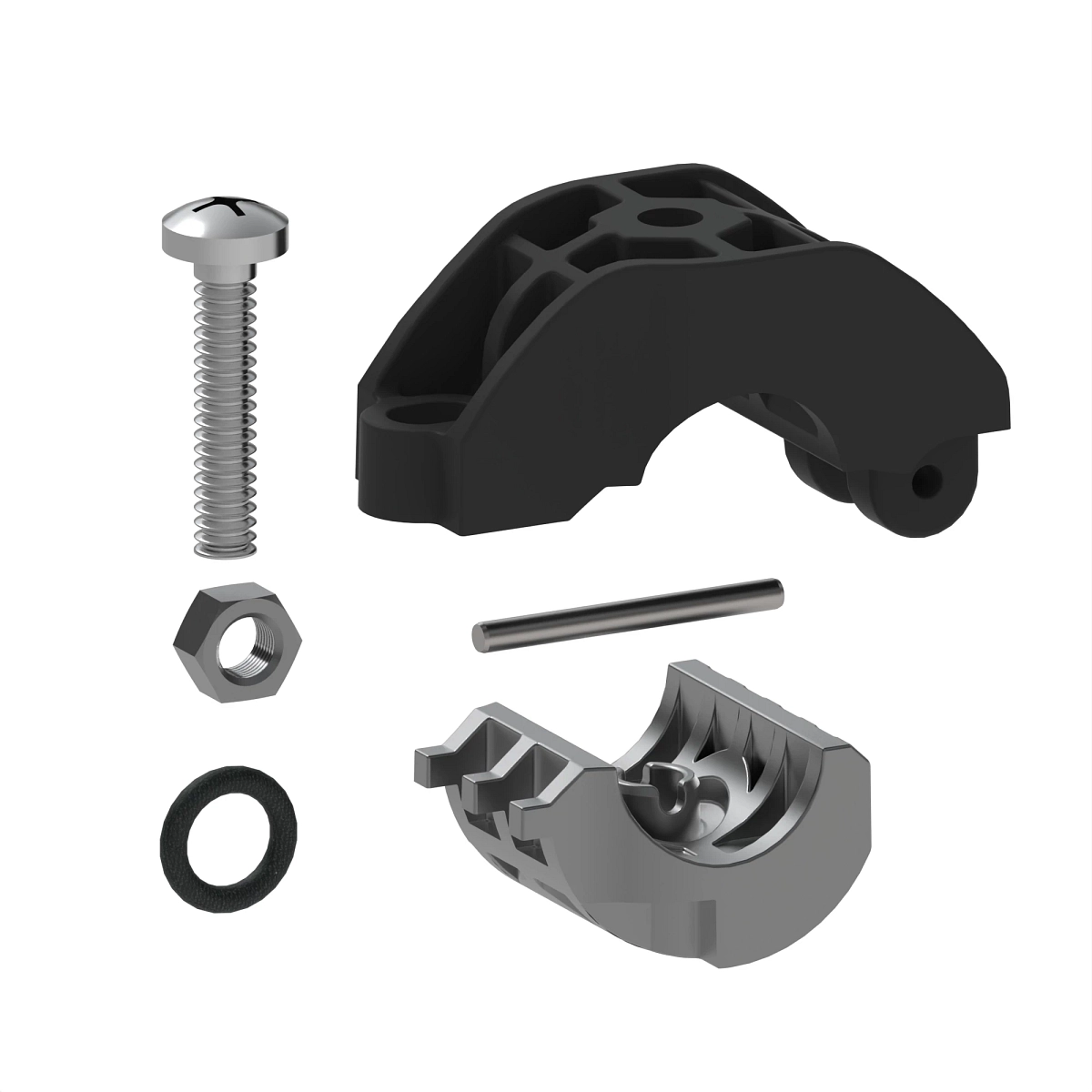 Half Clamp, 20MM Clamp With Pin & H