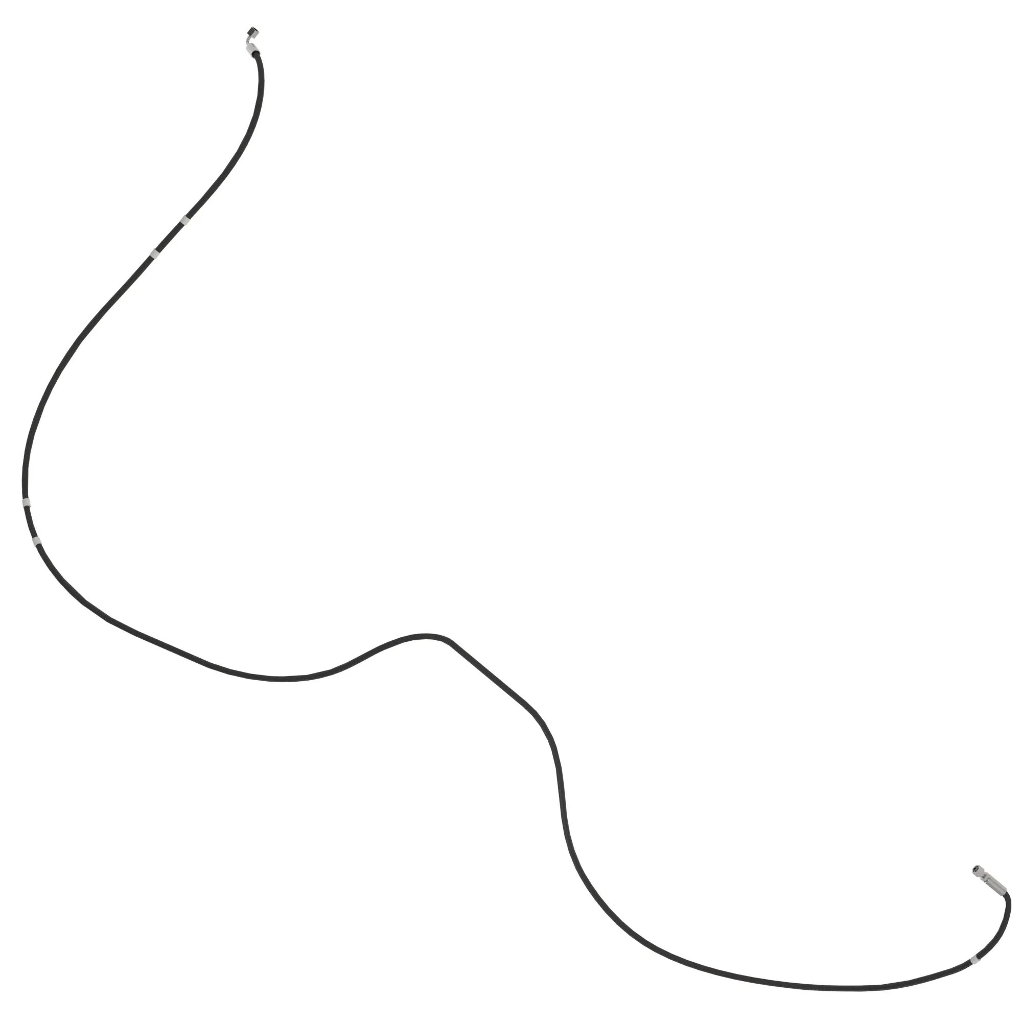 John Deere Service Brake Hydraulic Hose - AKK24674