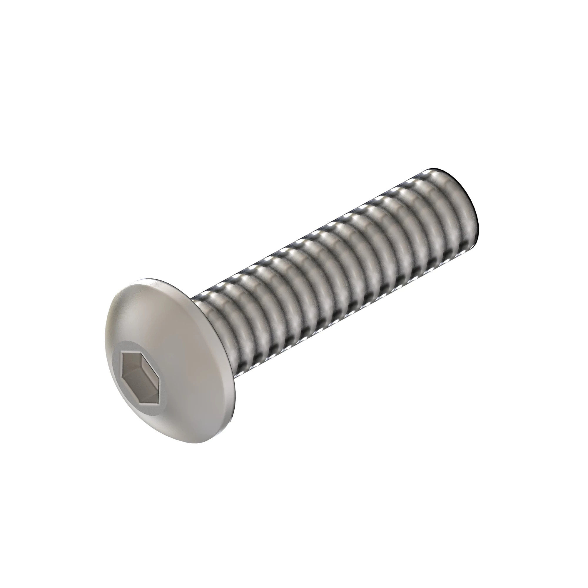 SCREW, HEX SKT BUTTON HD, METRIC
