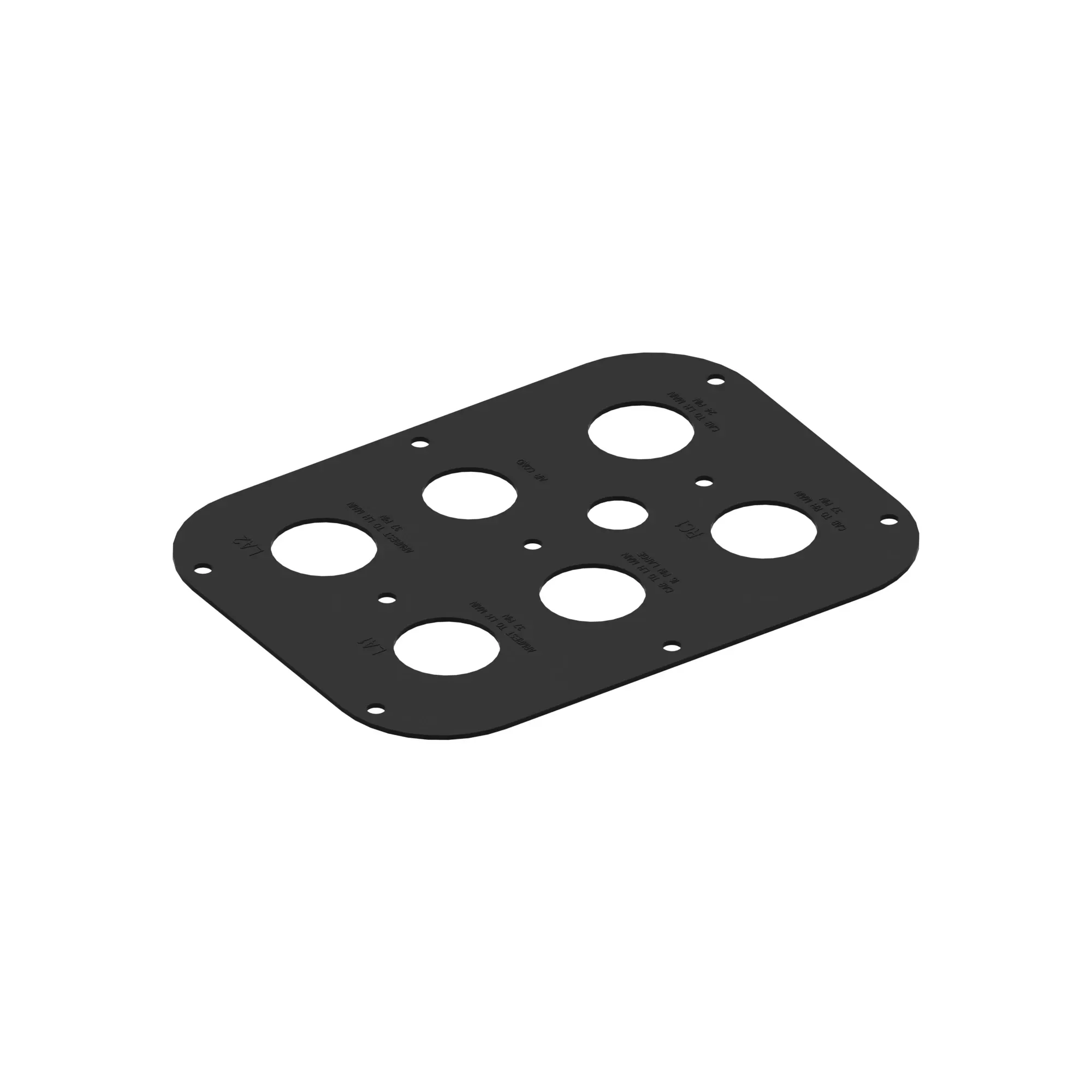 John Deere Cab Wall Electrical Plate - H162182