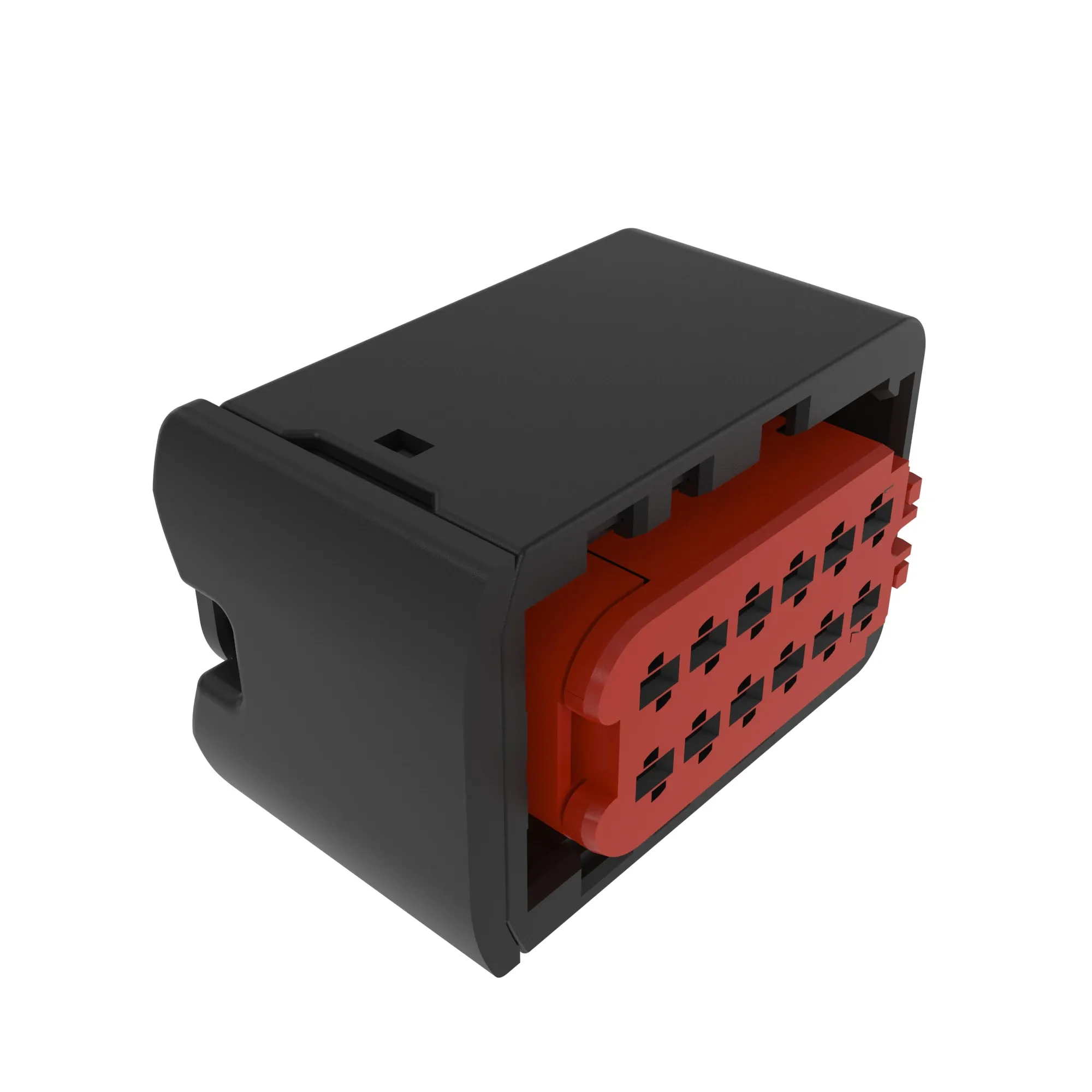CONN TYCO HDSCS 12W F SLD BLK PLSTC
