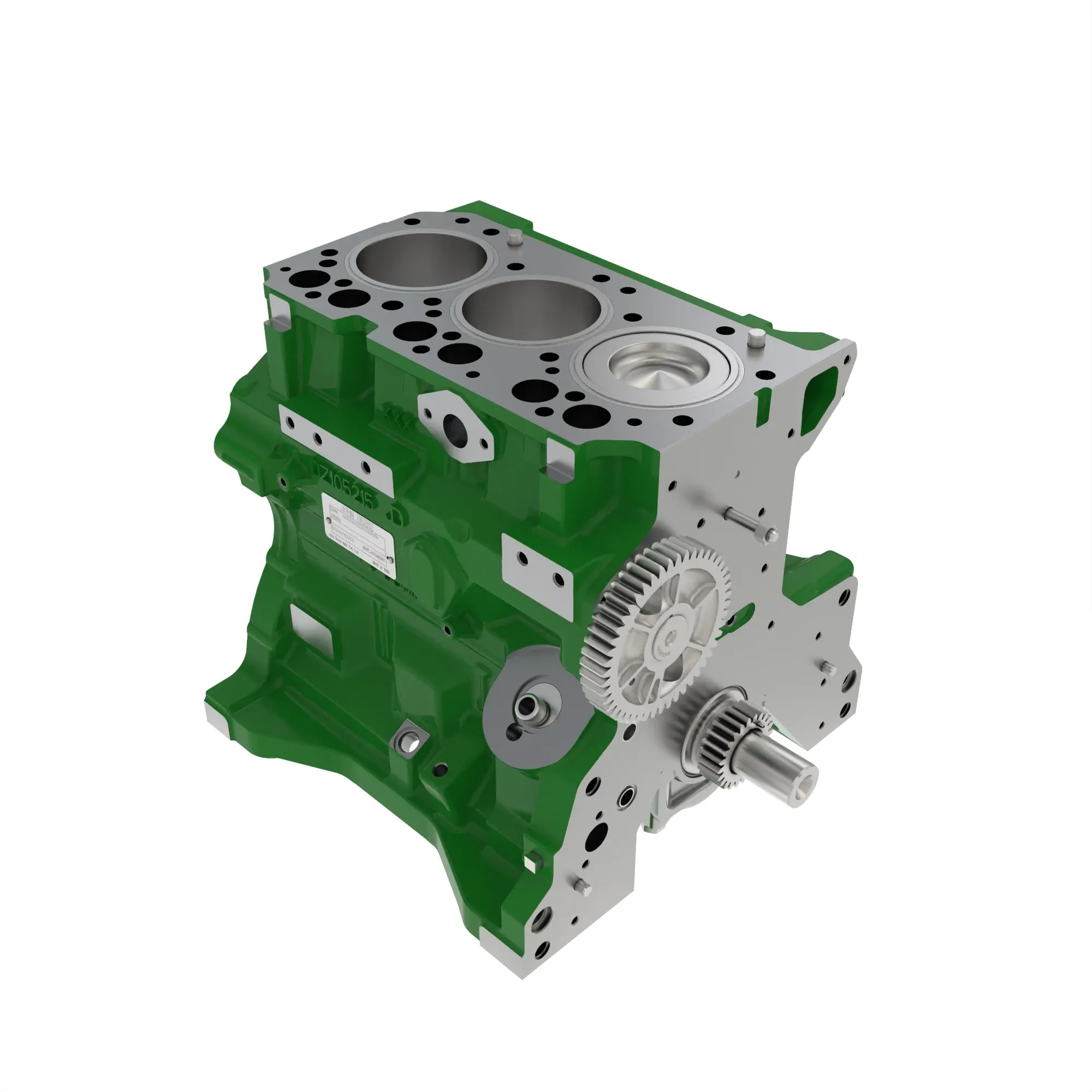 John Deere Short Block Assembly, 3029, FT4 - DZ109616