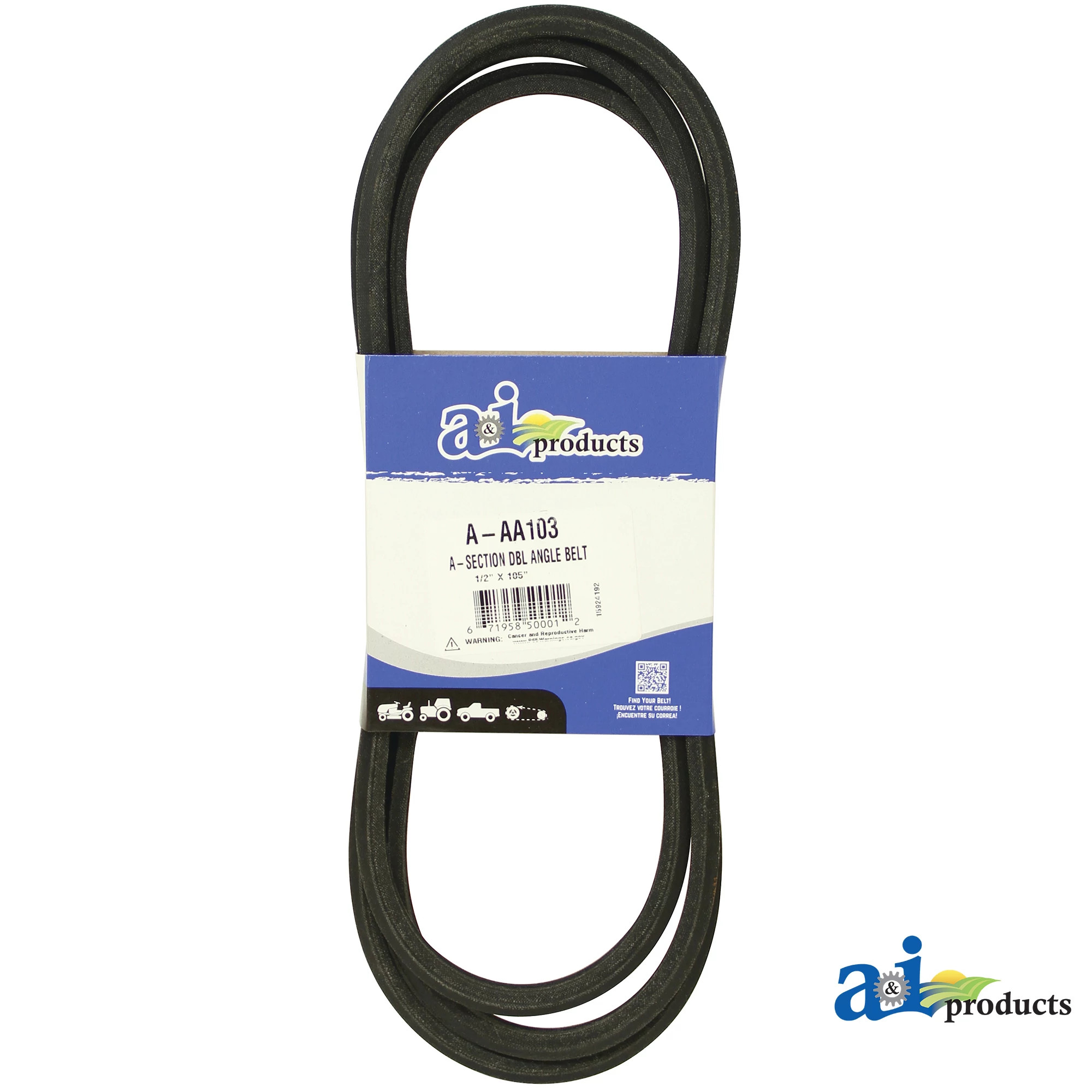 A&I Products A-section Double Angle Belt - A-AA103