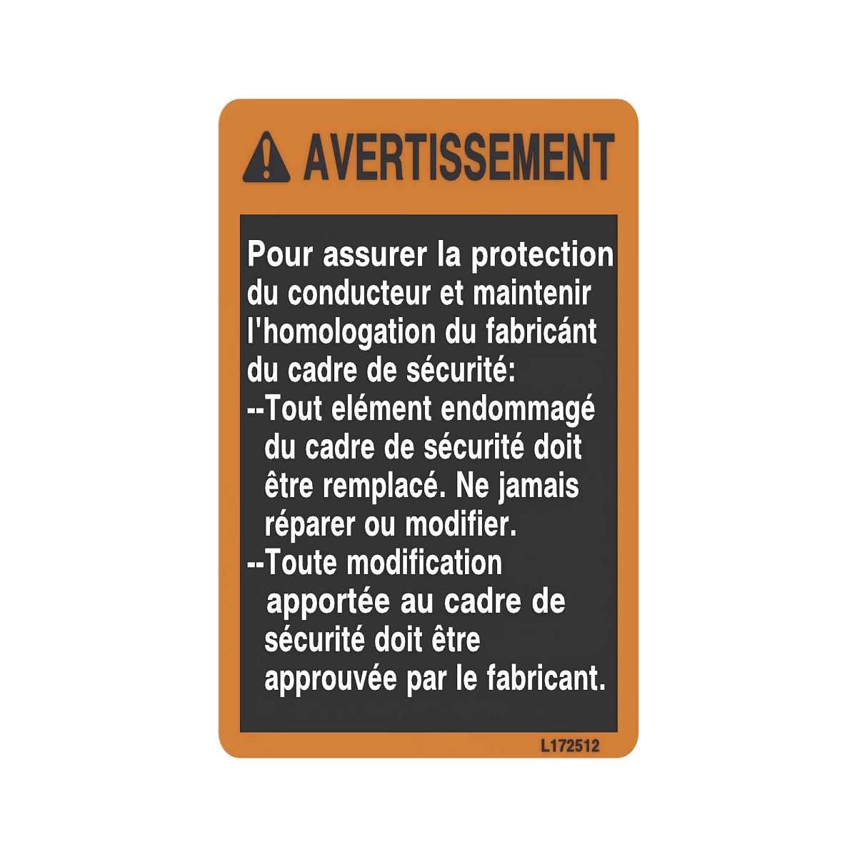 LABEL,ROPS WARNING