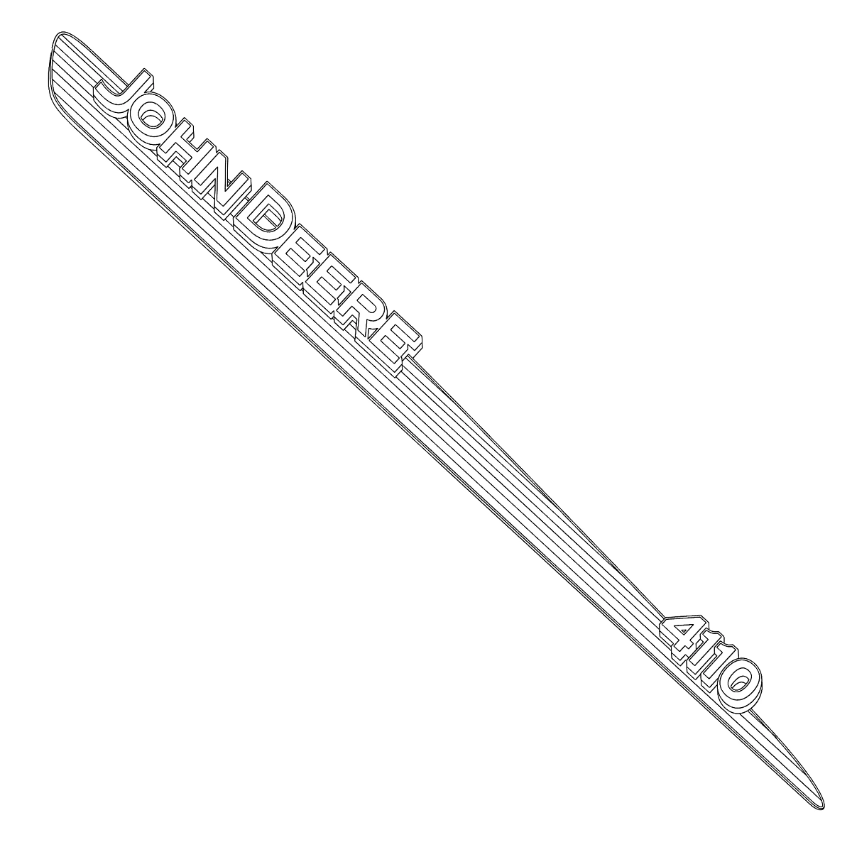 Decal, 4110 RH Hood