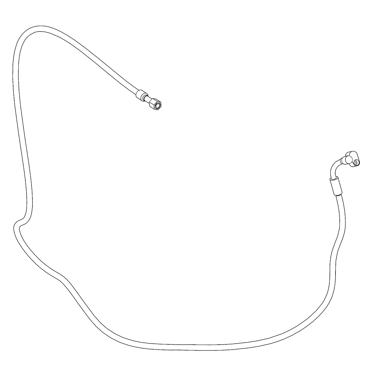 John Deere Refrigerant Hose - F695962