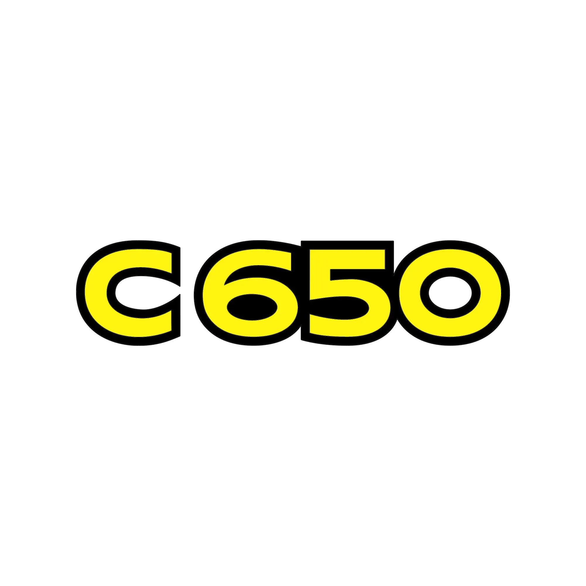 John Deere C650 Model Label - A112208