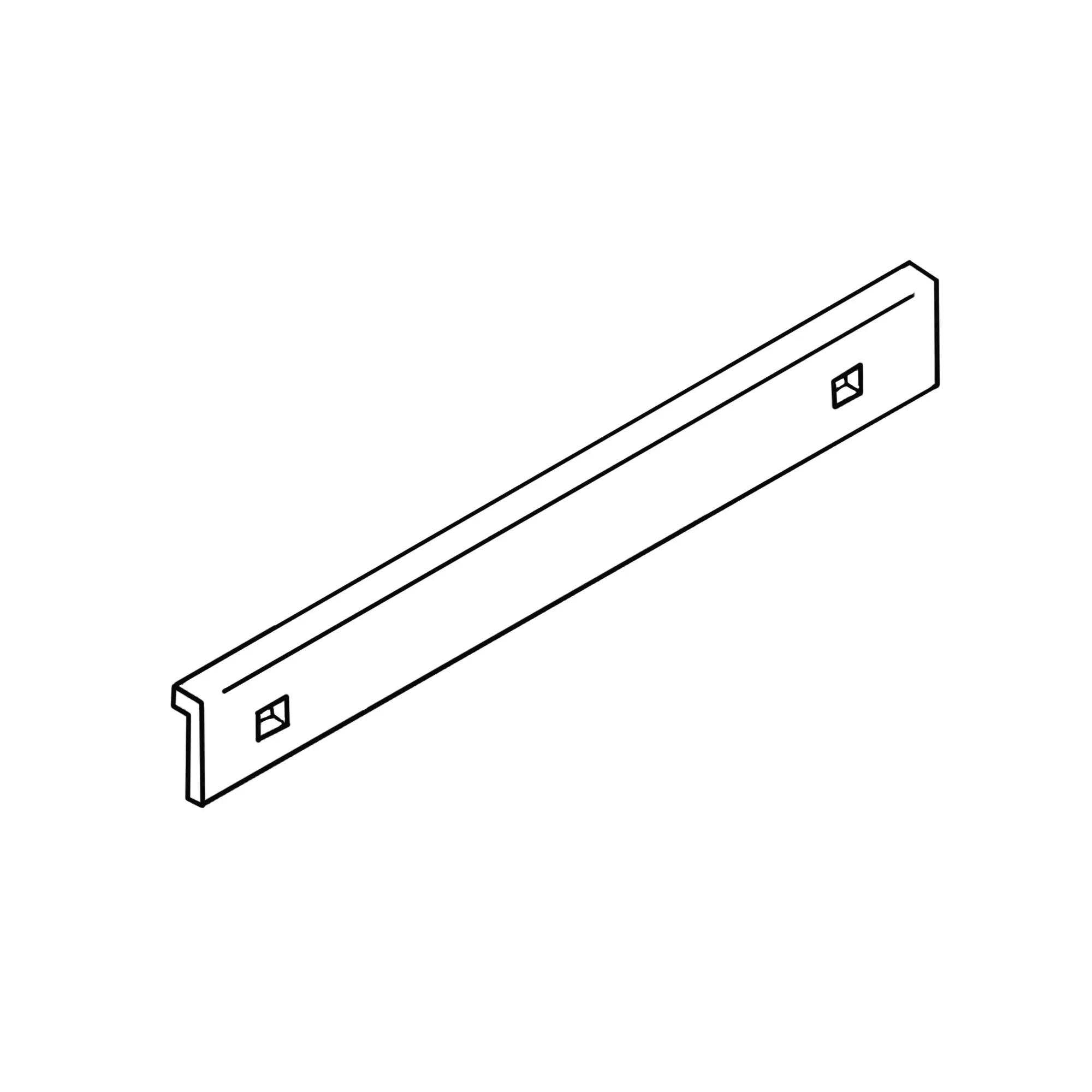 John Deere Chain Guide Strip, Left Side - H101463