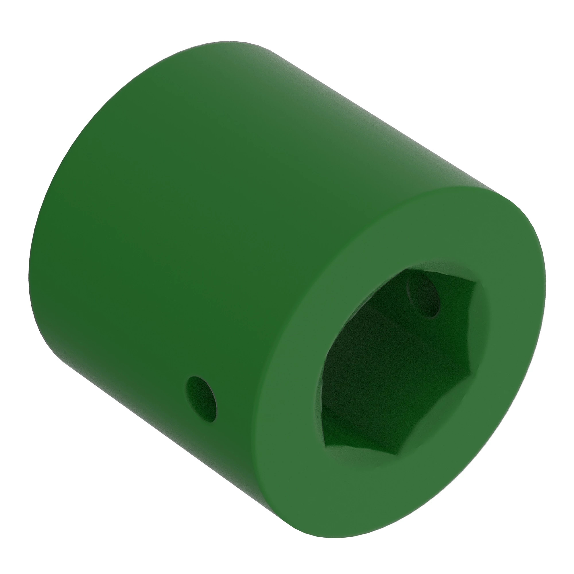 John Deere Round Outer Diameter and Hexagonal Id - one Hole Bushing - N272842