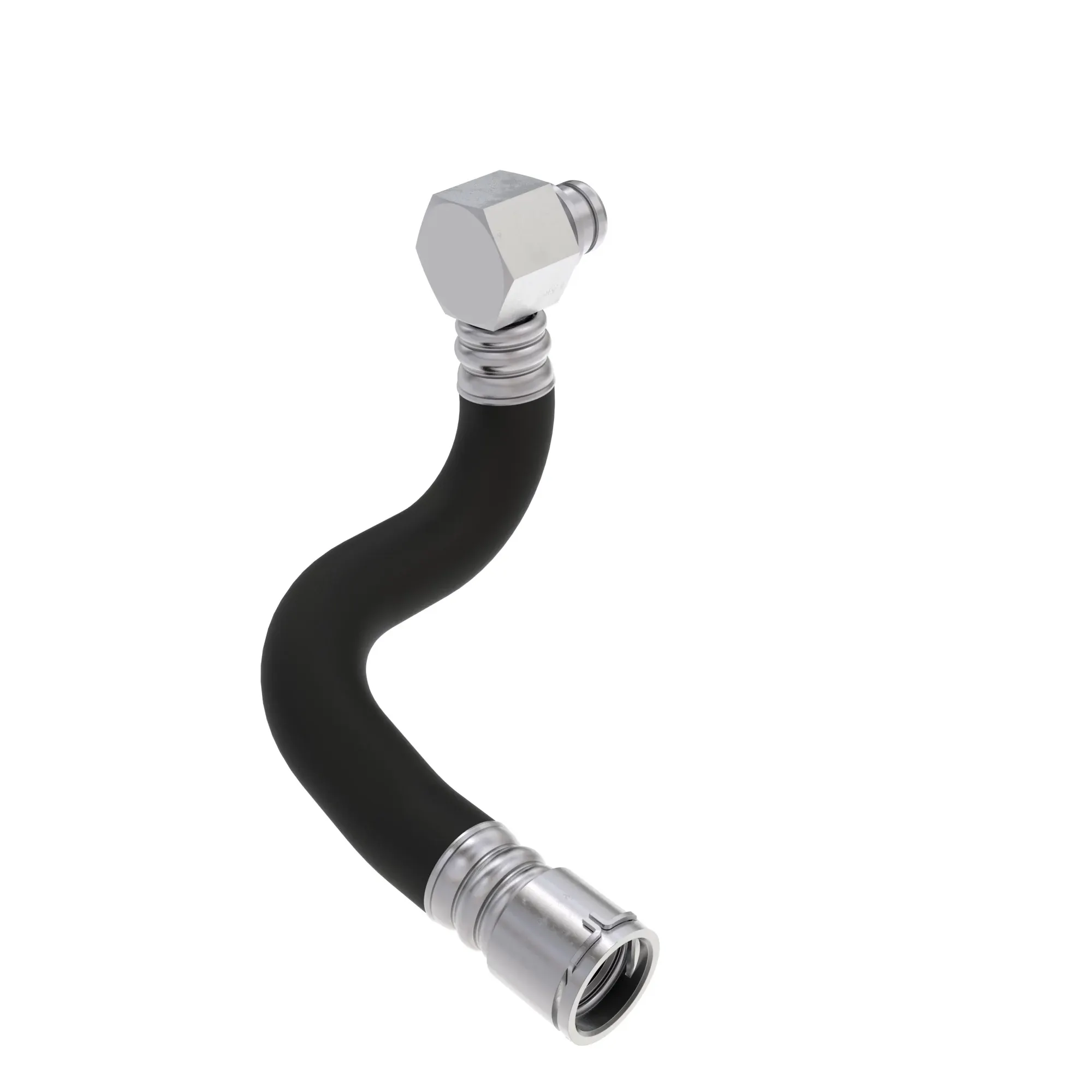 John Deere Hydraulic Oil Cooler Line Hose with Underdrive - AL210848