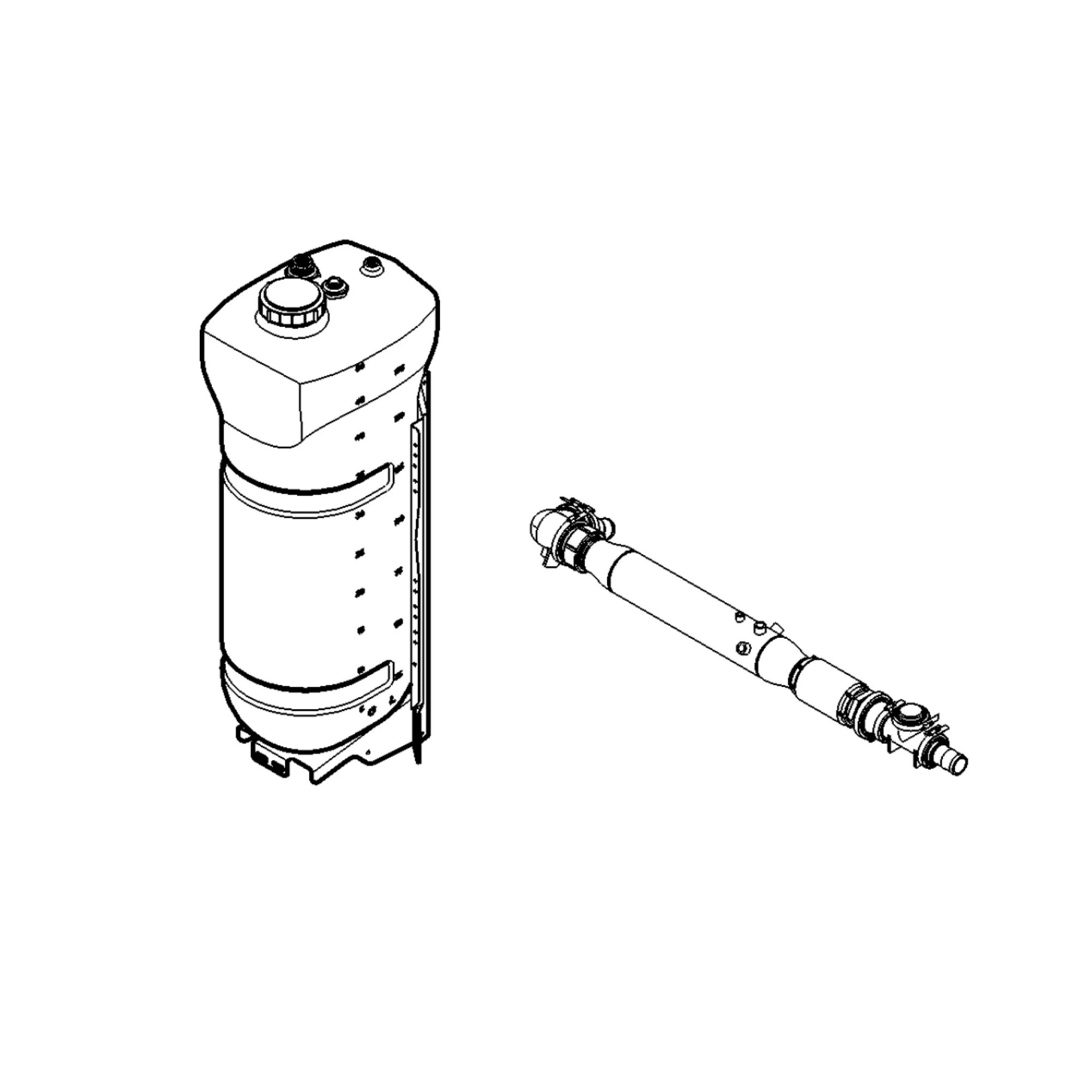 John Deere Direct Injection High Volume Pump Tank - BN400718