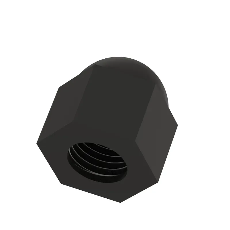NUT, HEX, METRIC ACORN NYLON, Nut