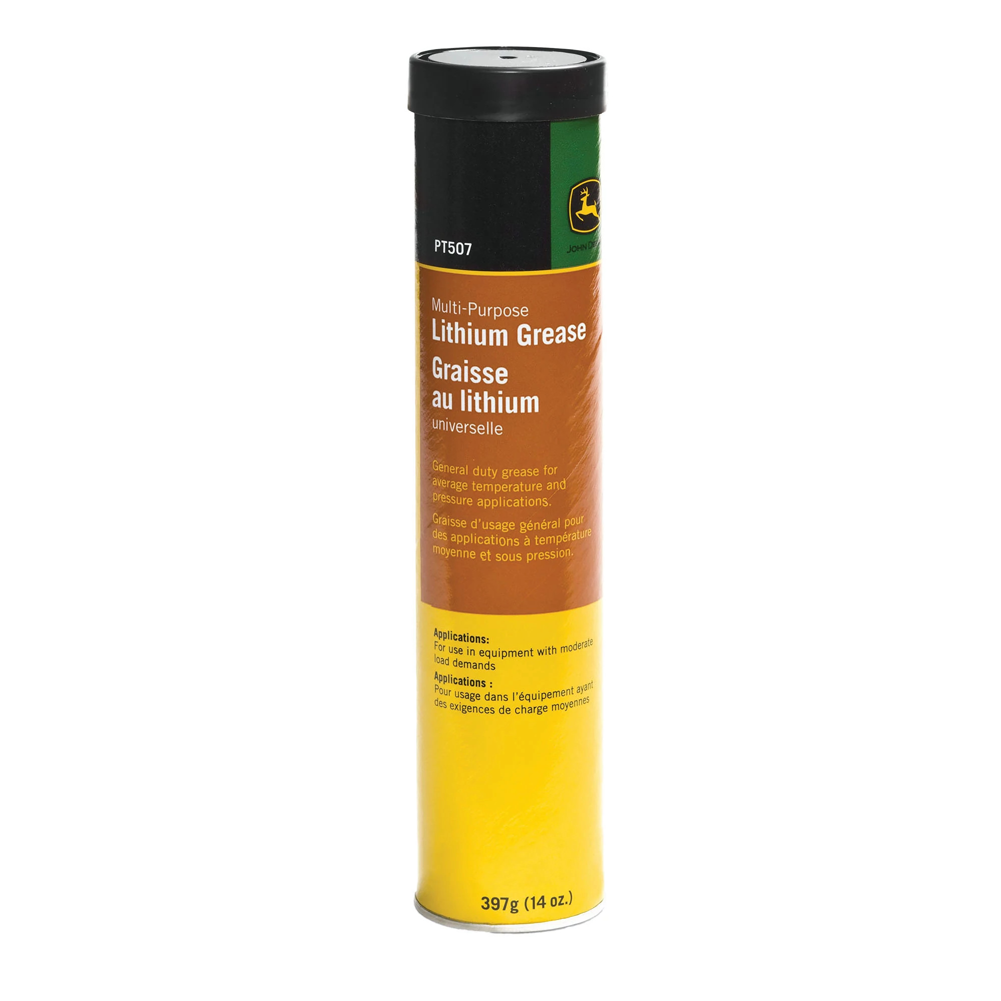 John Deere Multi-Purpose Lithium Grease, 397 gram (14 Oz) Cartridge - PT507