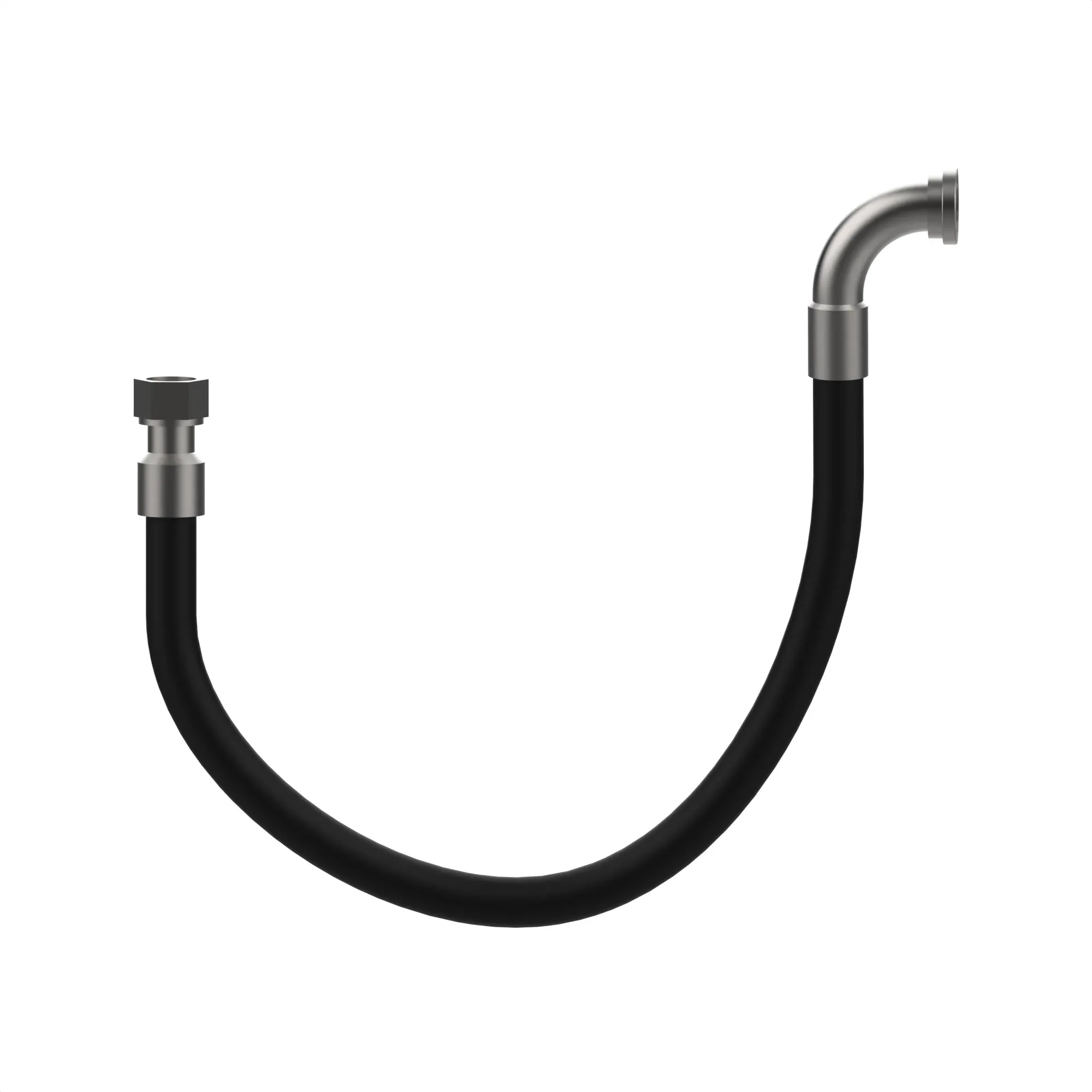 John Deere Fan Pump Pressure Port to Fan Valve P Hydraulic Hose - F694355