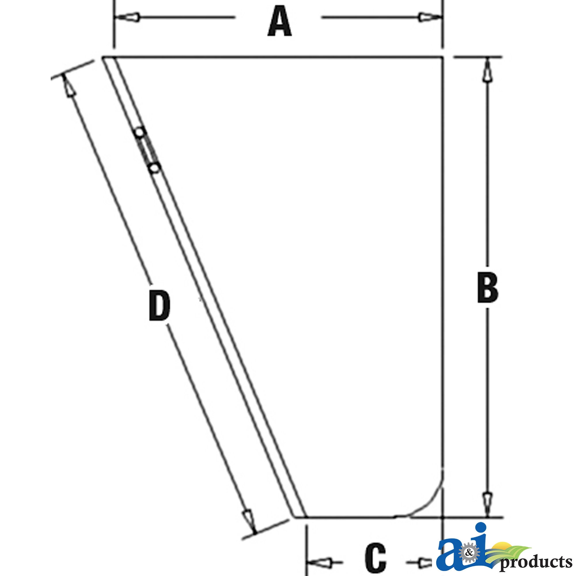 CAB DOOR GLASS