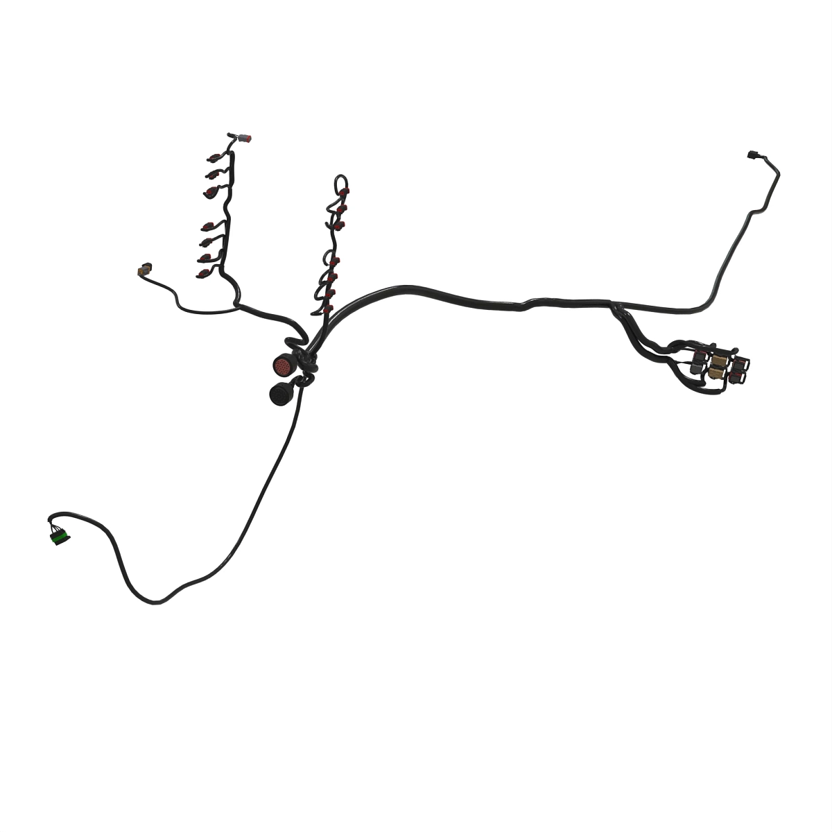 John Deere Front Electro-Hydraulic (EH) Wiring Harness - AT489845