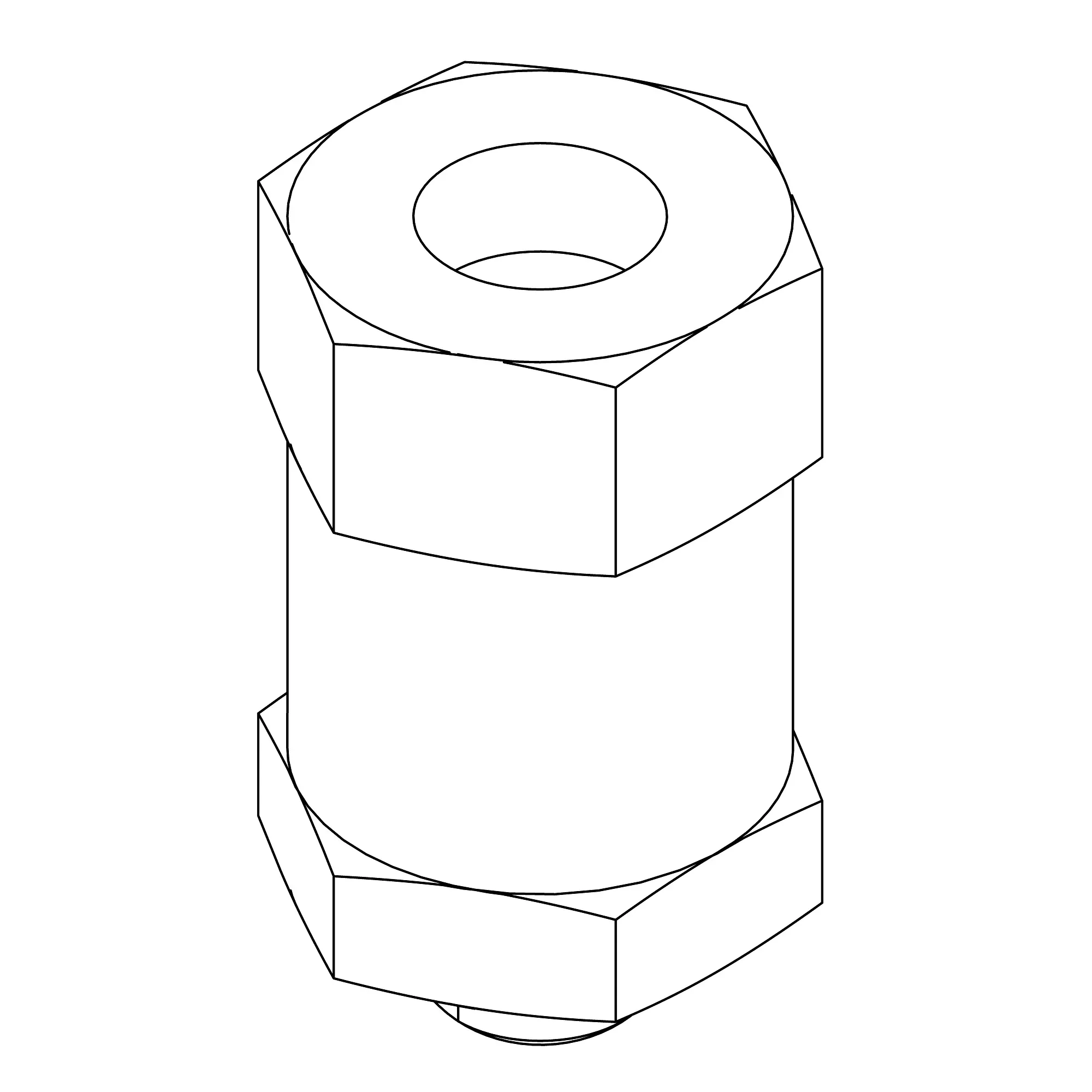 John Deere Straight Swivel Connector Fitting - RE334792