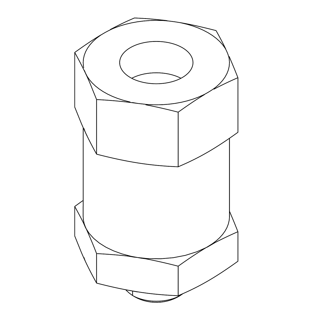Screened Ls Fitting, Servi