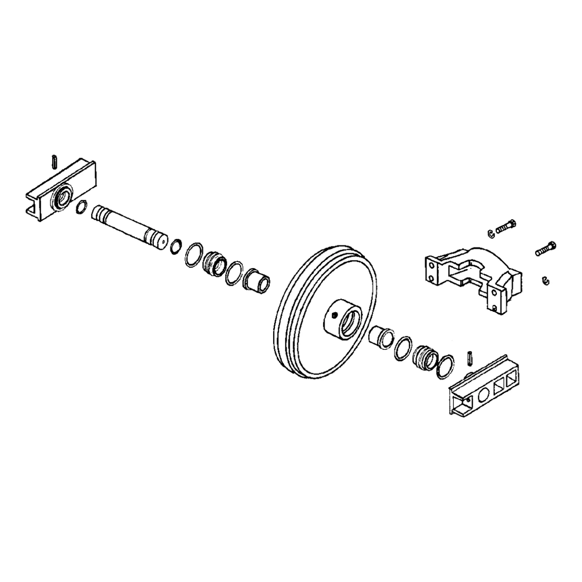 John Deere Front Track Idler - AT152097