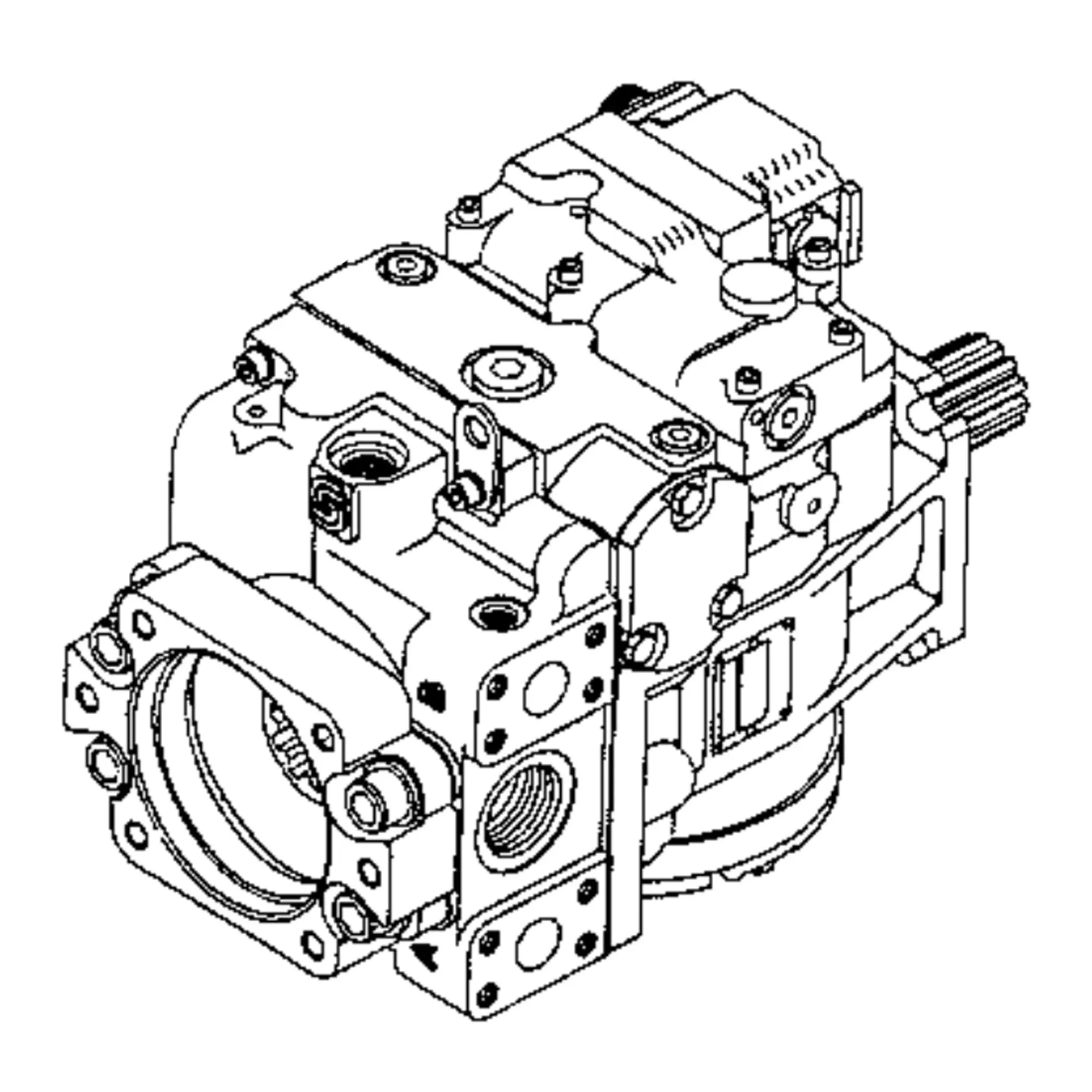 John Deere Reman REMAN Rear Propel Pump - AT189669
