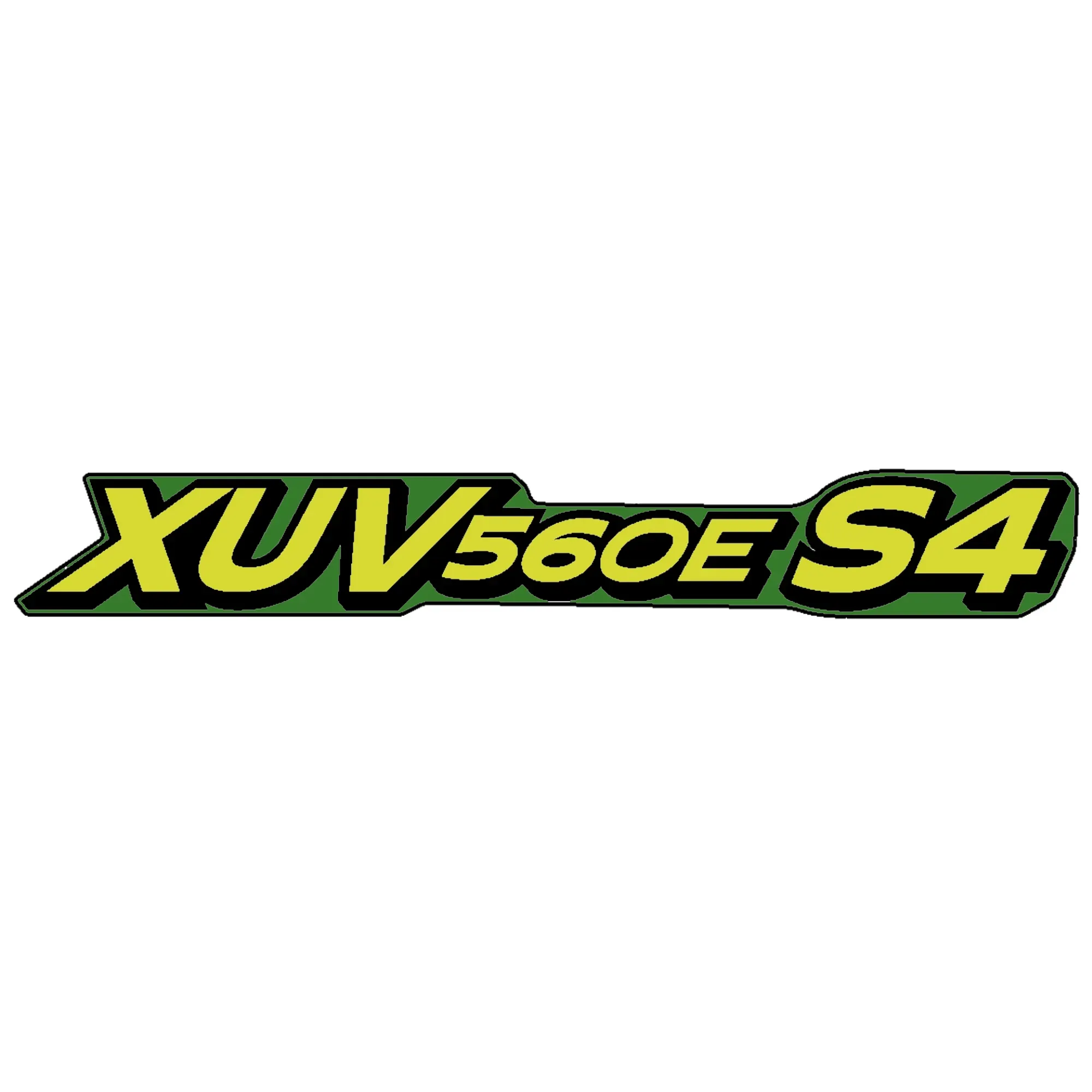 John Deere XUV 560E S4 Model Label, Hood, Green - UC12844