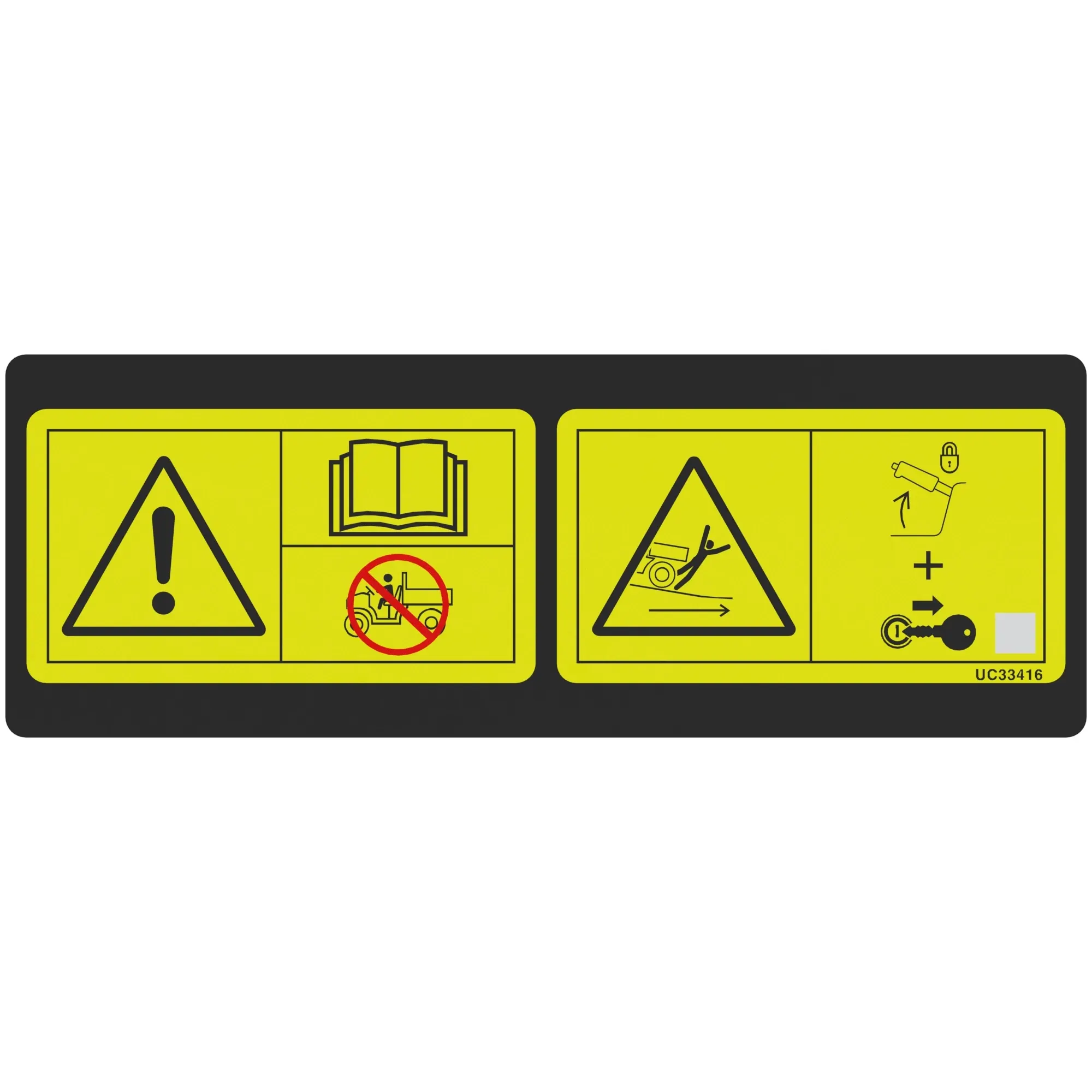 John Deere Safety Sign - UC33416