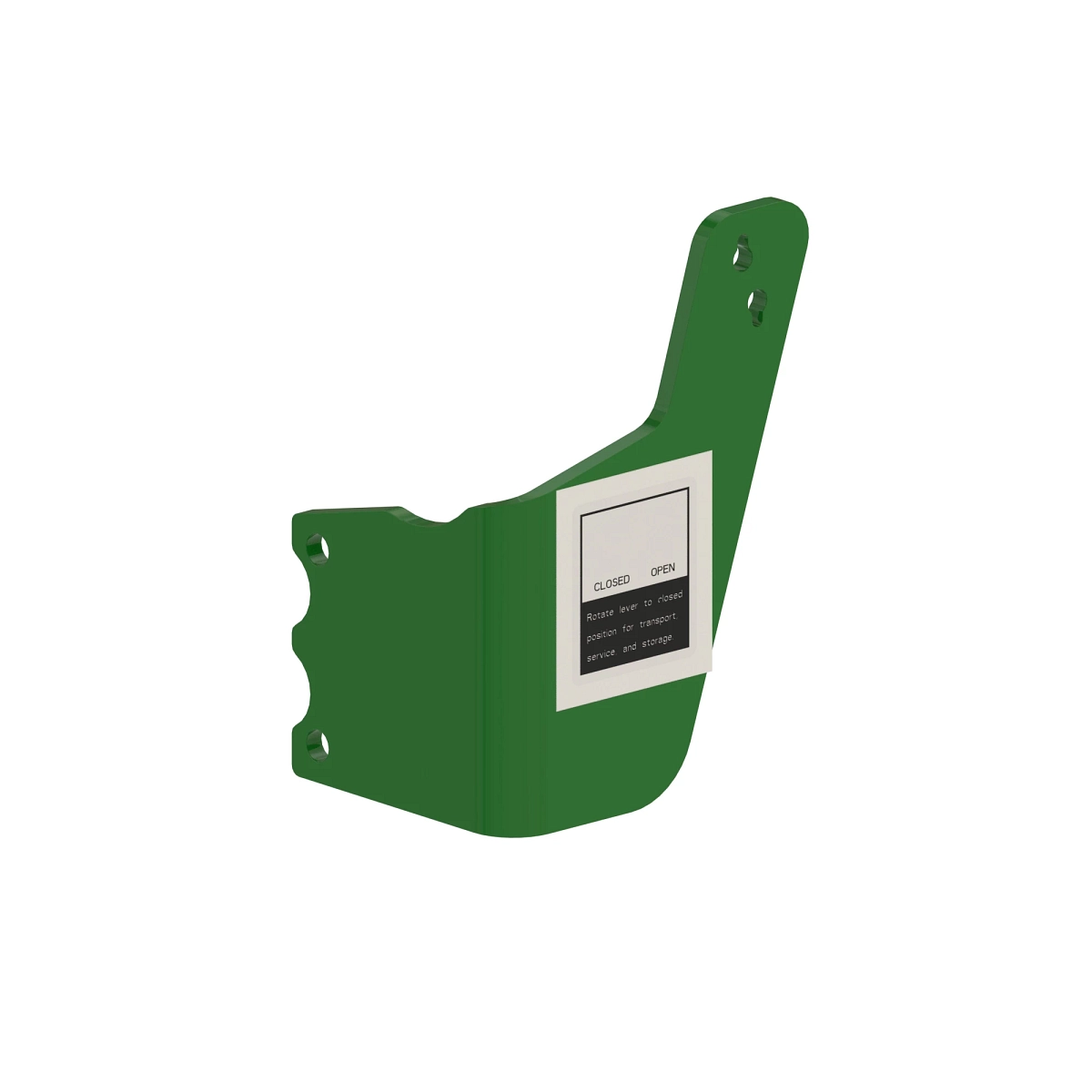 Bracket, Valve, 3 Section W/Decal
