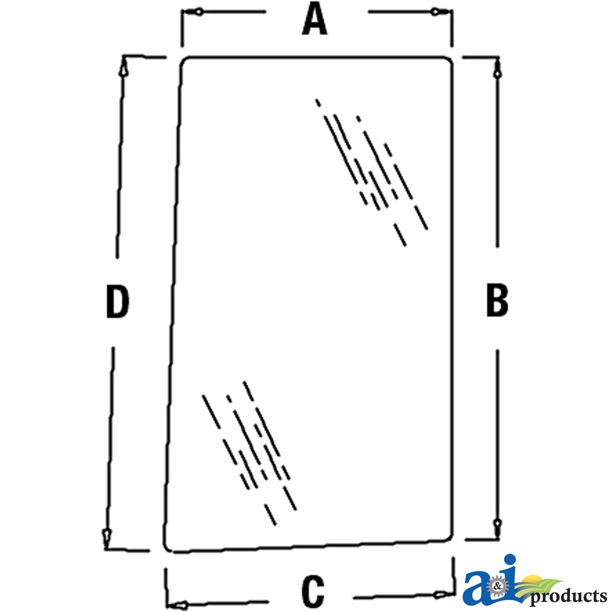 A&I Products Left Side Window - A-R96194