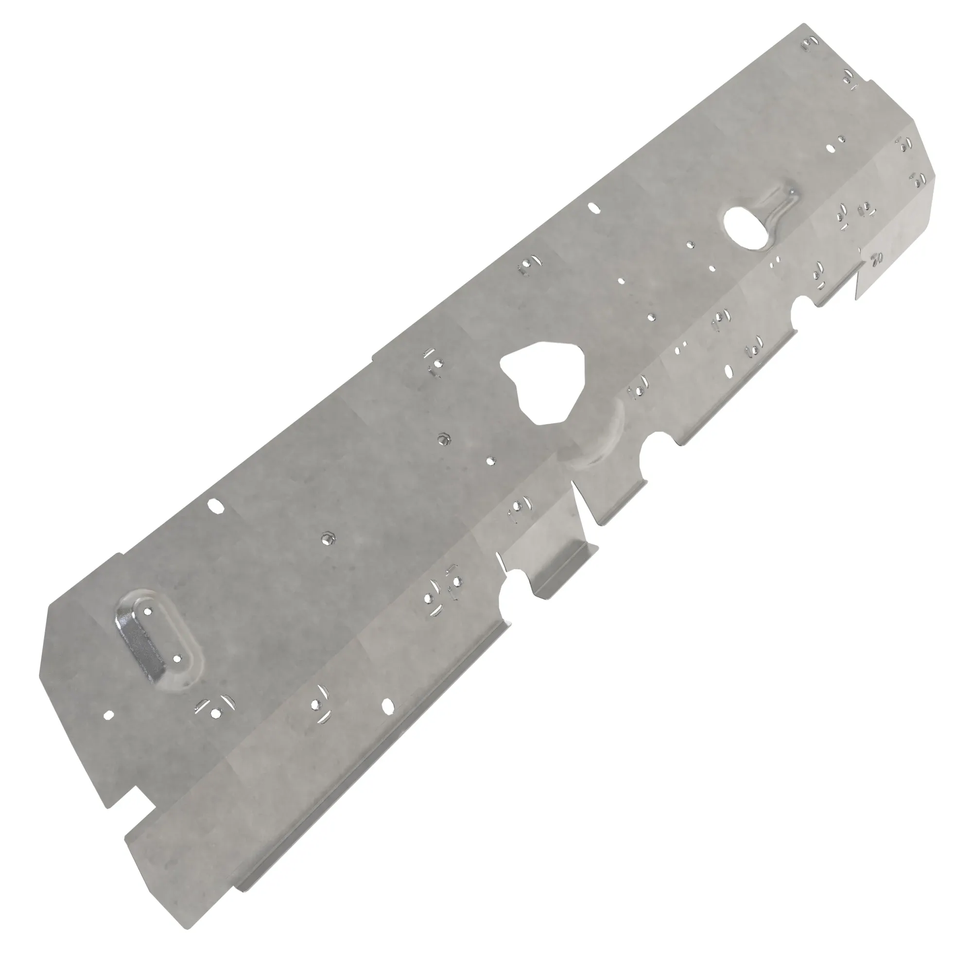 sensor mount plate for exhaust shielding, size 4