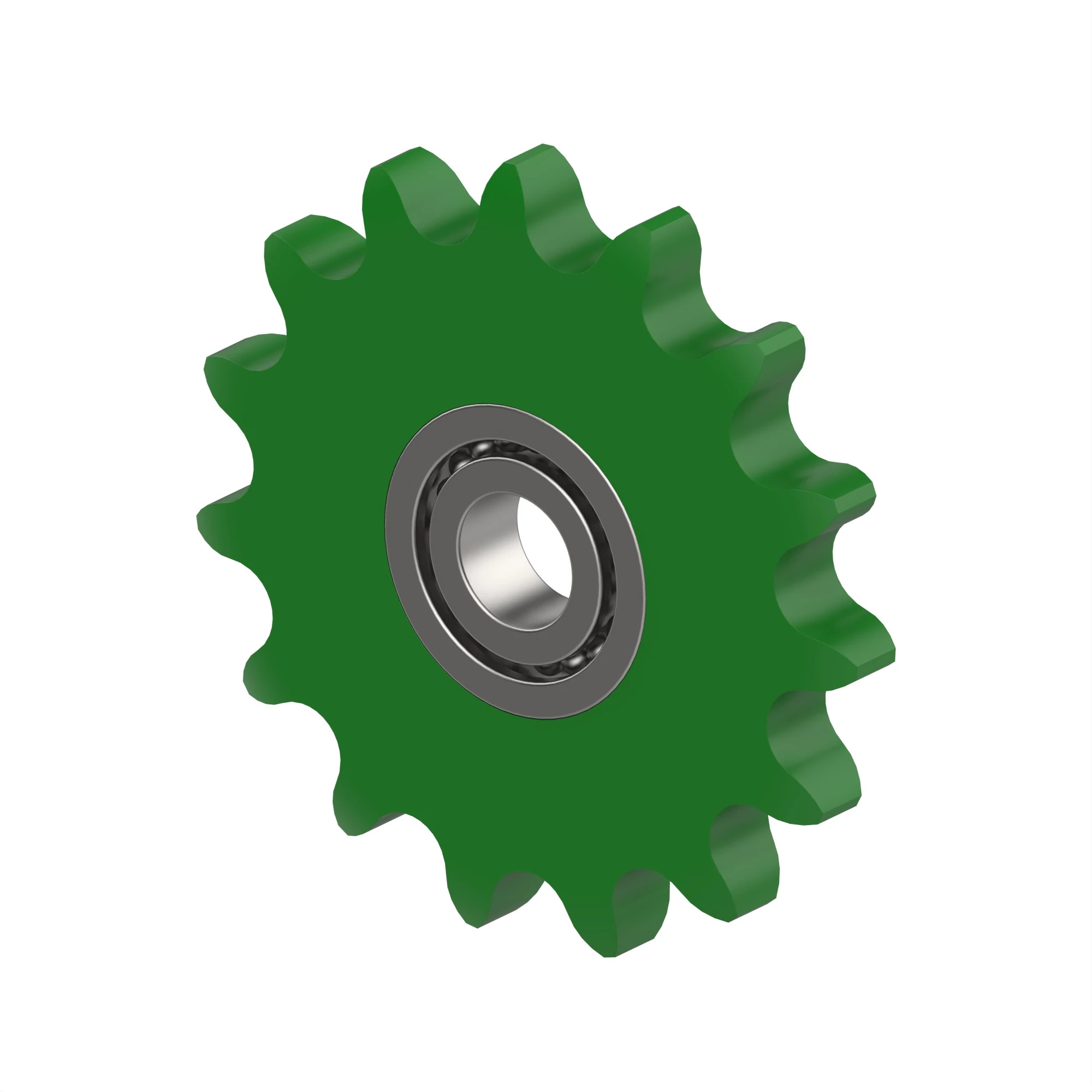 John Deere Wrap Clutch Idler Sprocket with Bearing, 15 Teeth - AKK37914