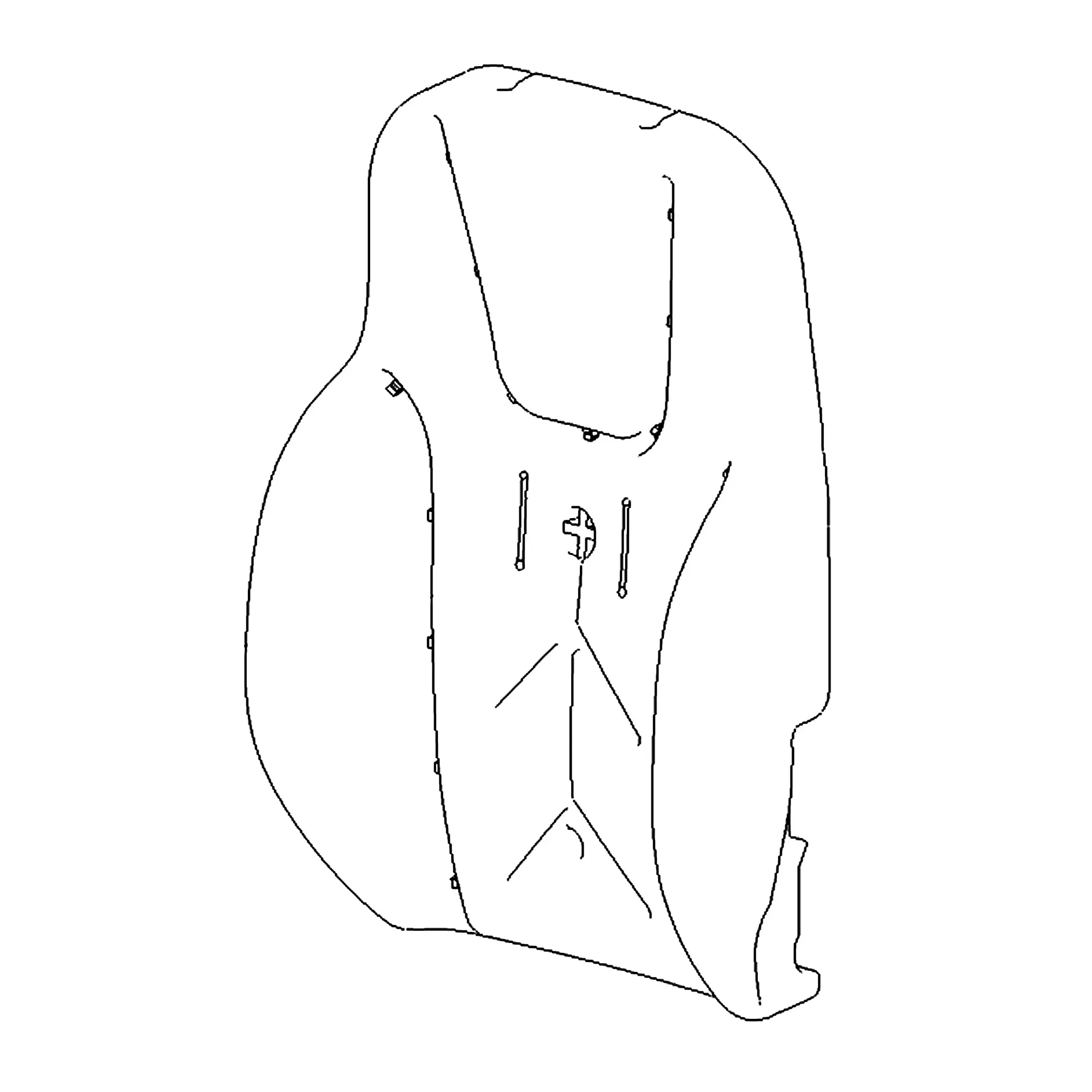 John Deere Backrest Cushion - F076591
