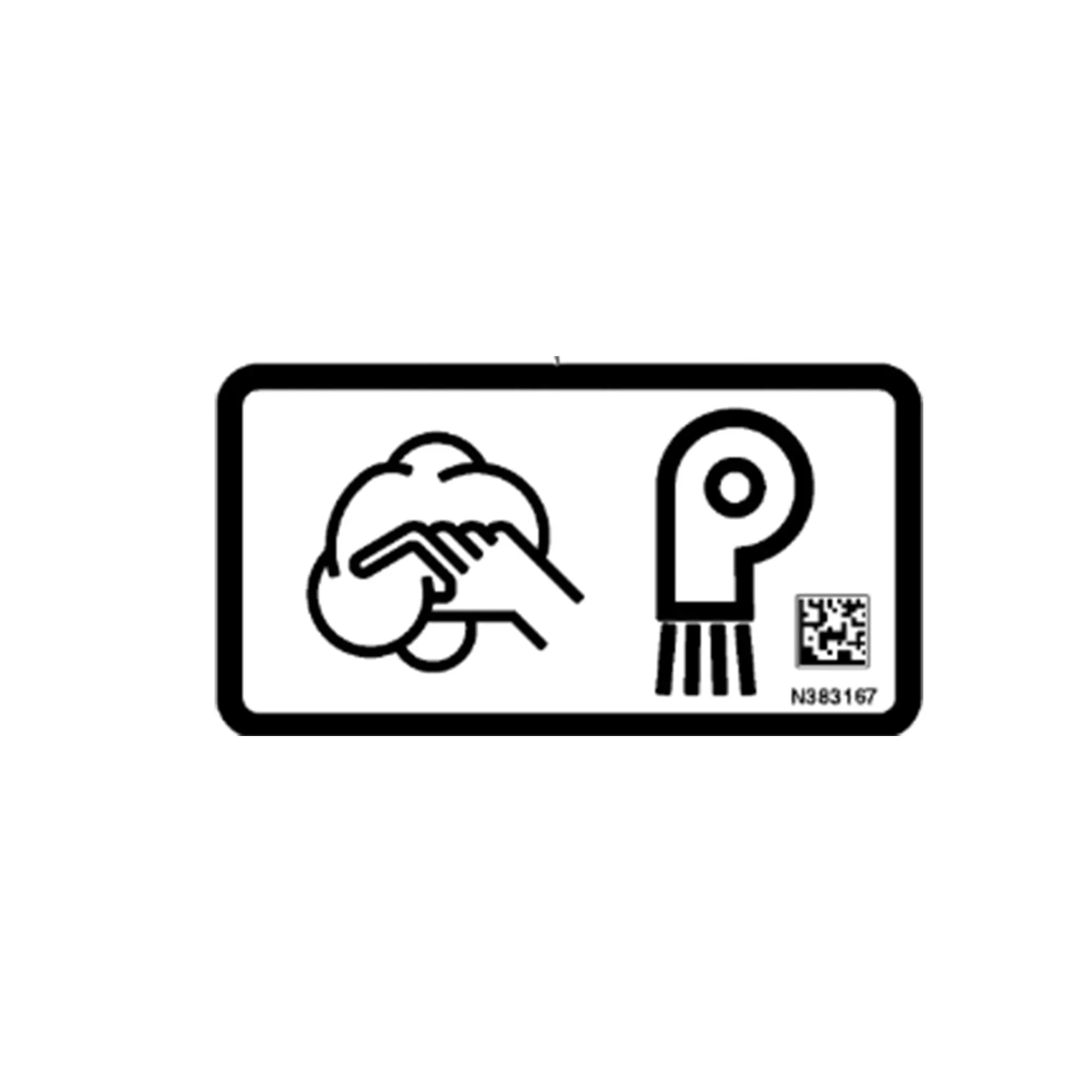 John Deere Fan Text Free Label - N383167