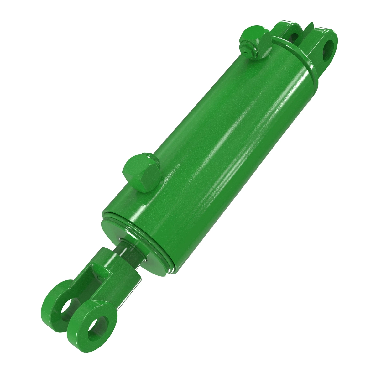 Hydraulic Cylinder, Green/Label