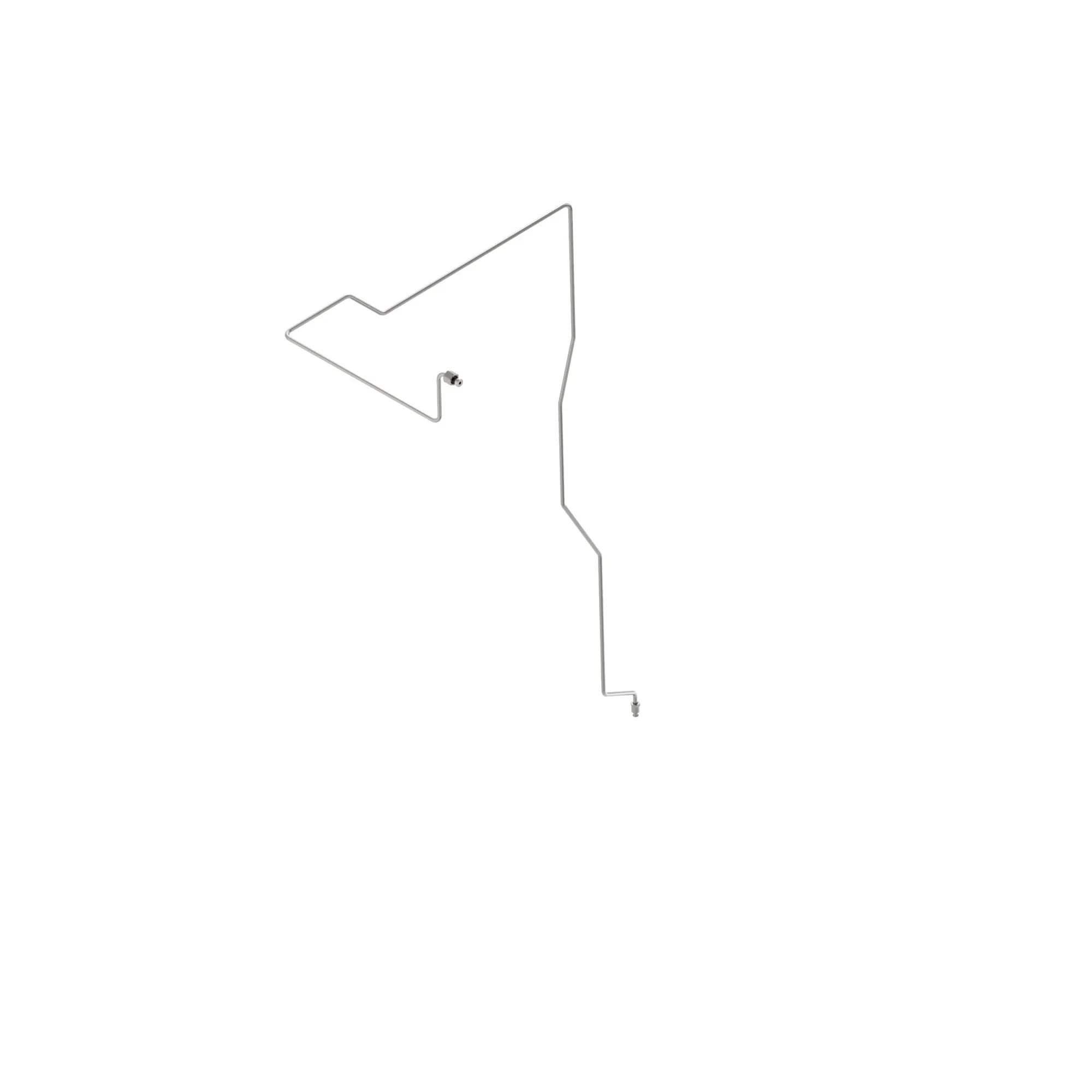 John Deere Master Cylinder to Reservoir Brake Line - AH227982