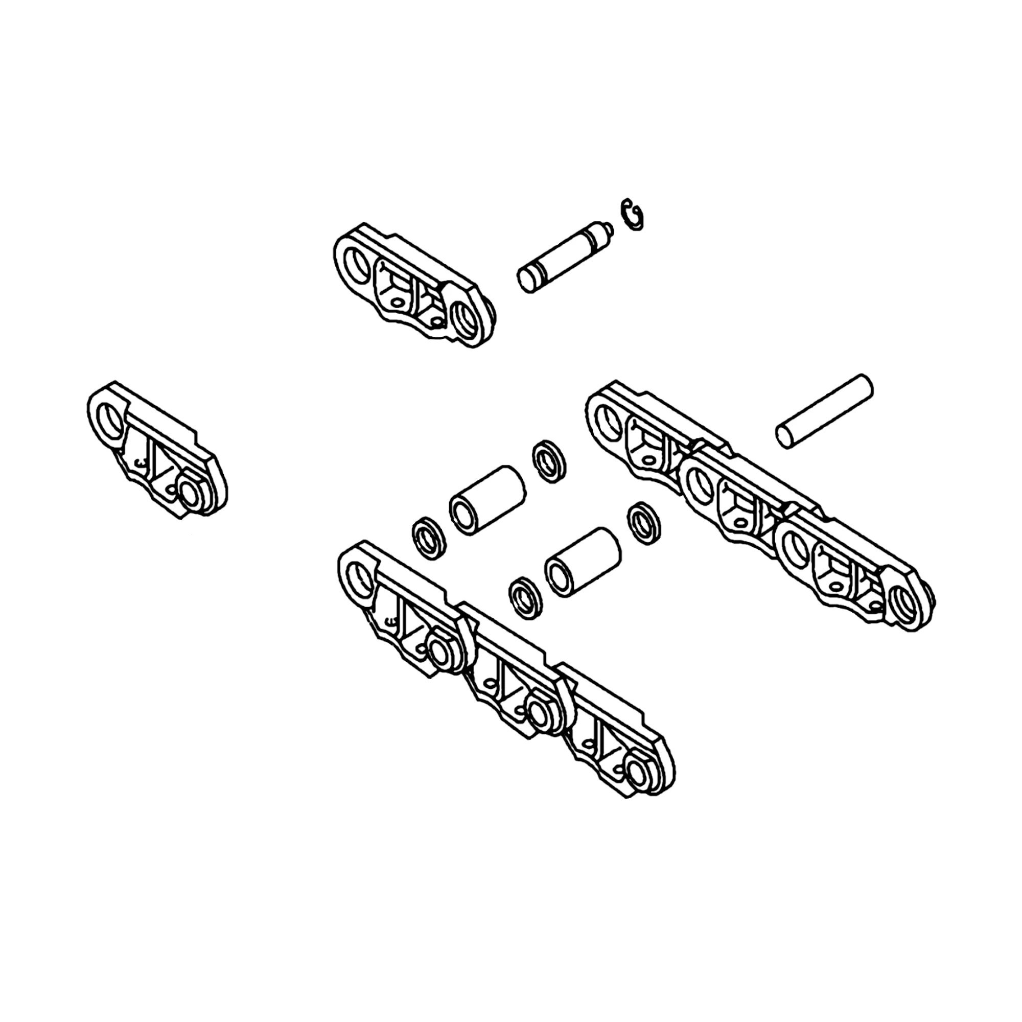 John Deere Track Chain Link - FYD00007497