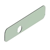 Rear implement window for 5R LP
