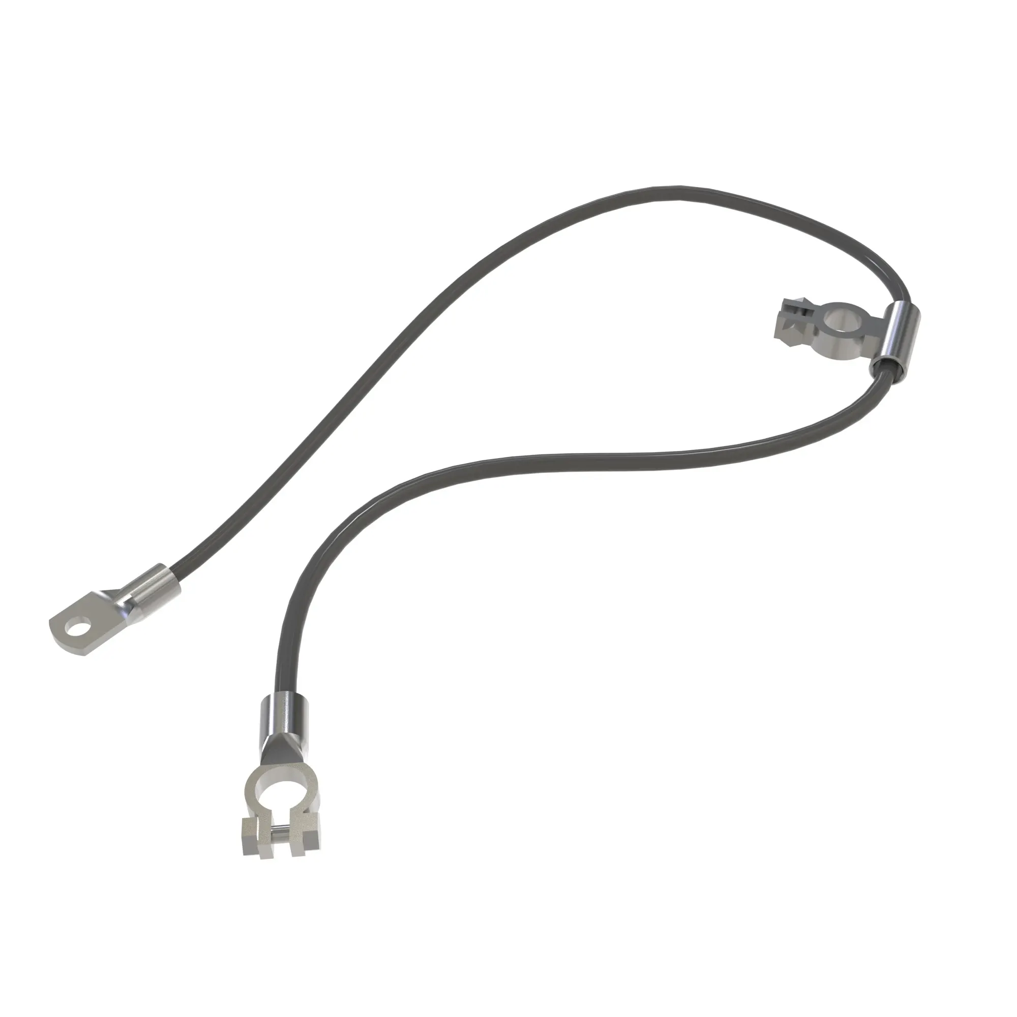John Deere Negative Battery Cable, Length 970 mm - AT455280