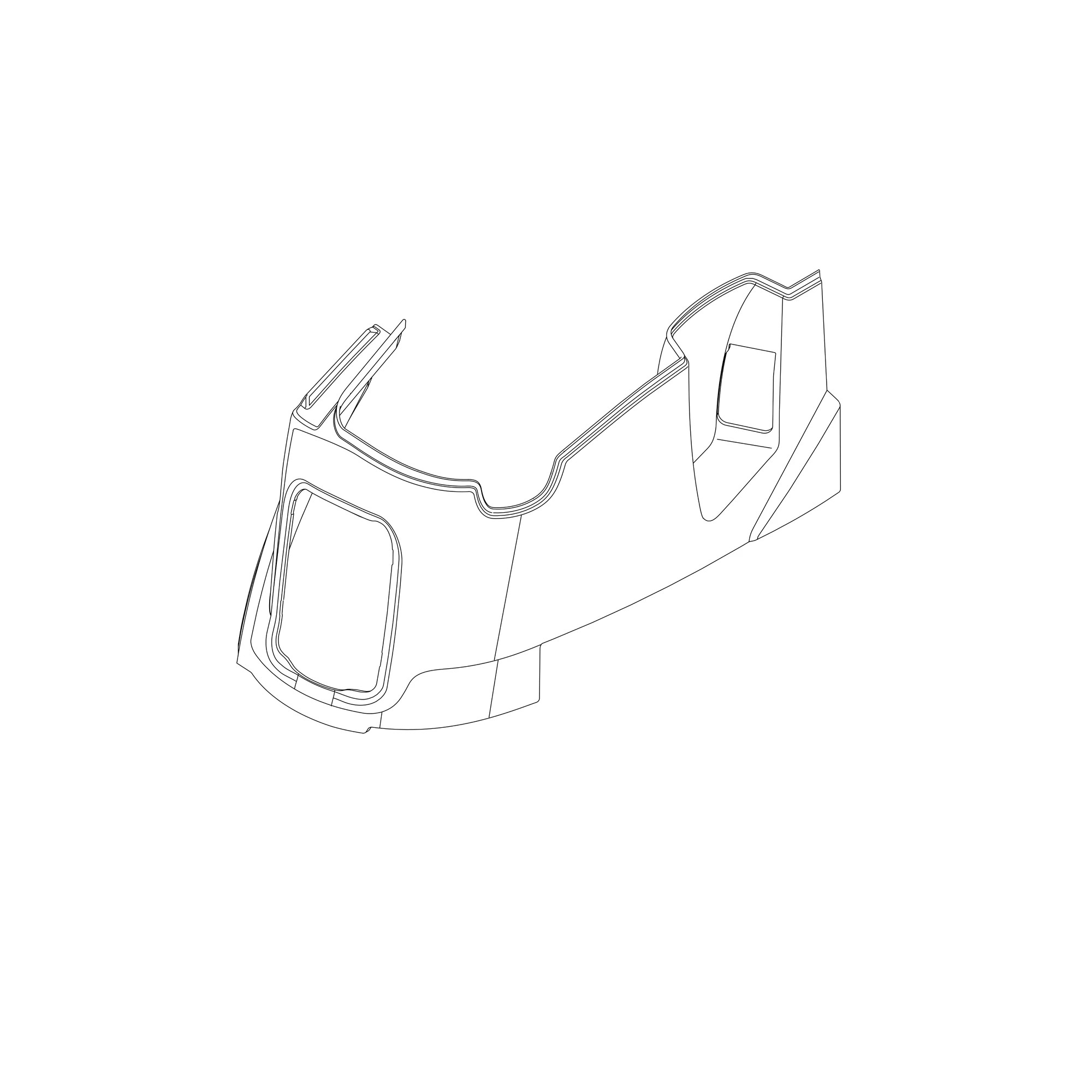 John Deere Console Panel, Right Side - AL218368