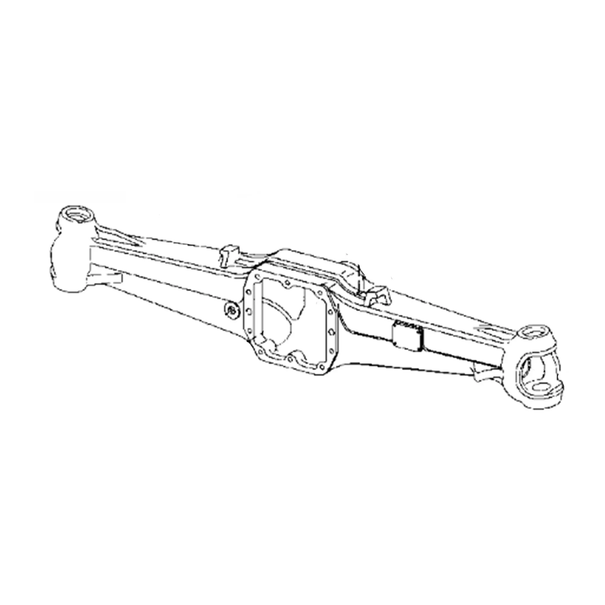 John Deere Front Axle Housing, MFWD - RE187969